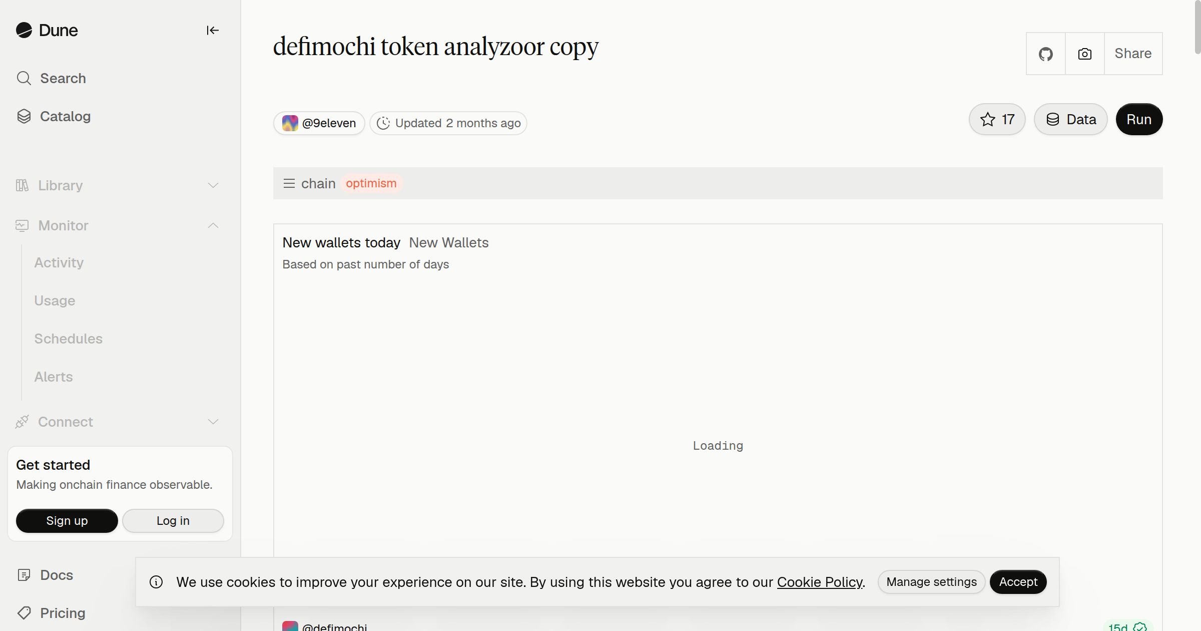 defimochi token analyzoor copy | Dune
