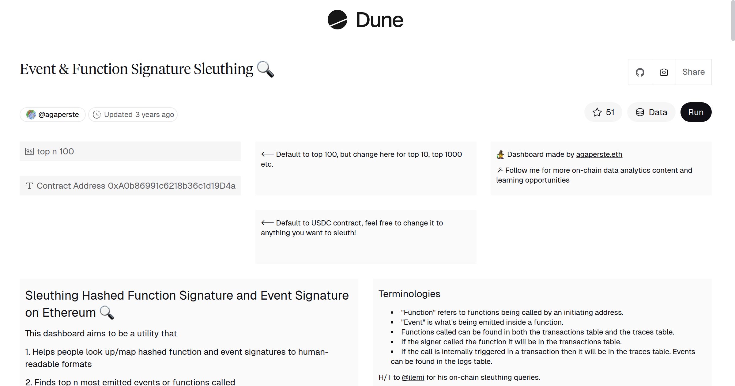 Event & Function Signature Sleuthing 🔍 | Dune