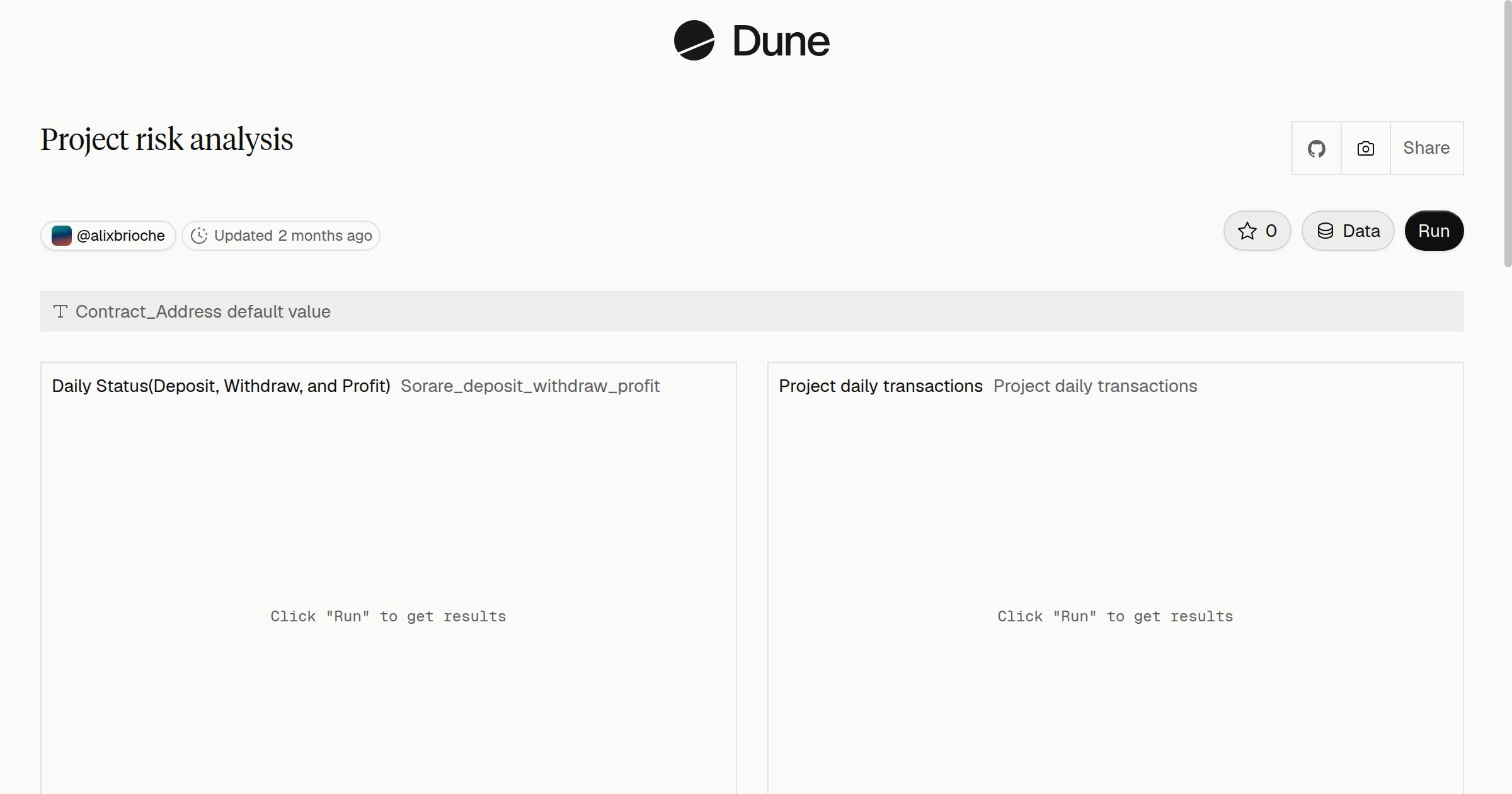 Project risk analysis | Dune