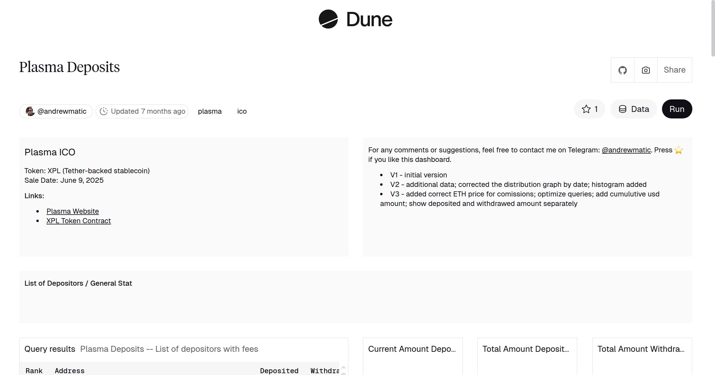 Plasma Deposits | Dune