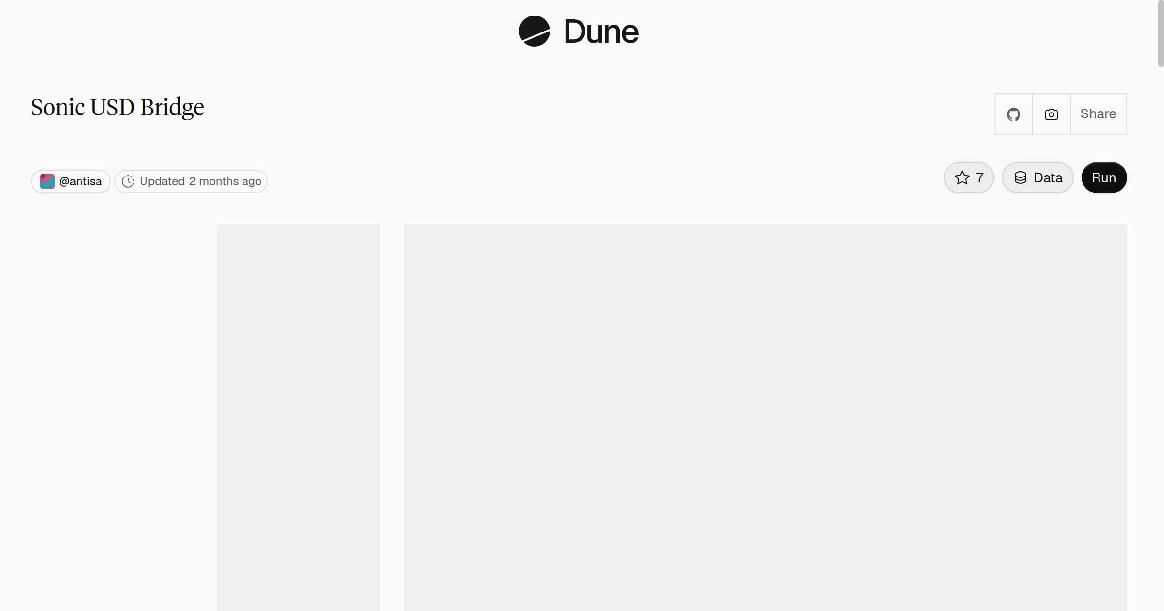Sonic USD Bridge | Dune