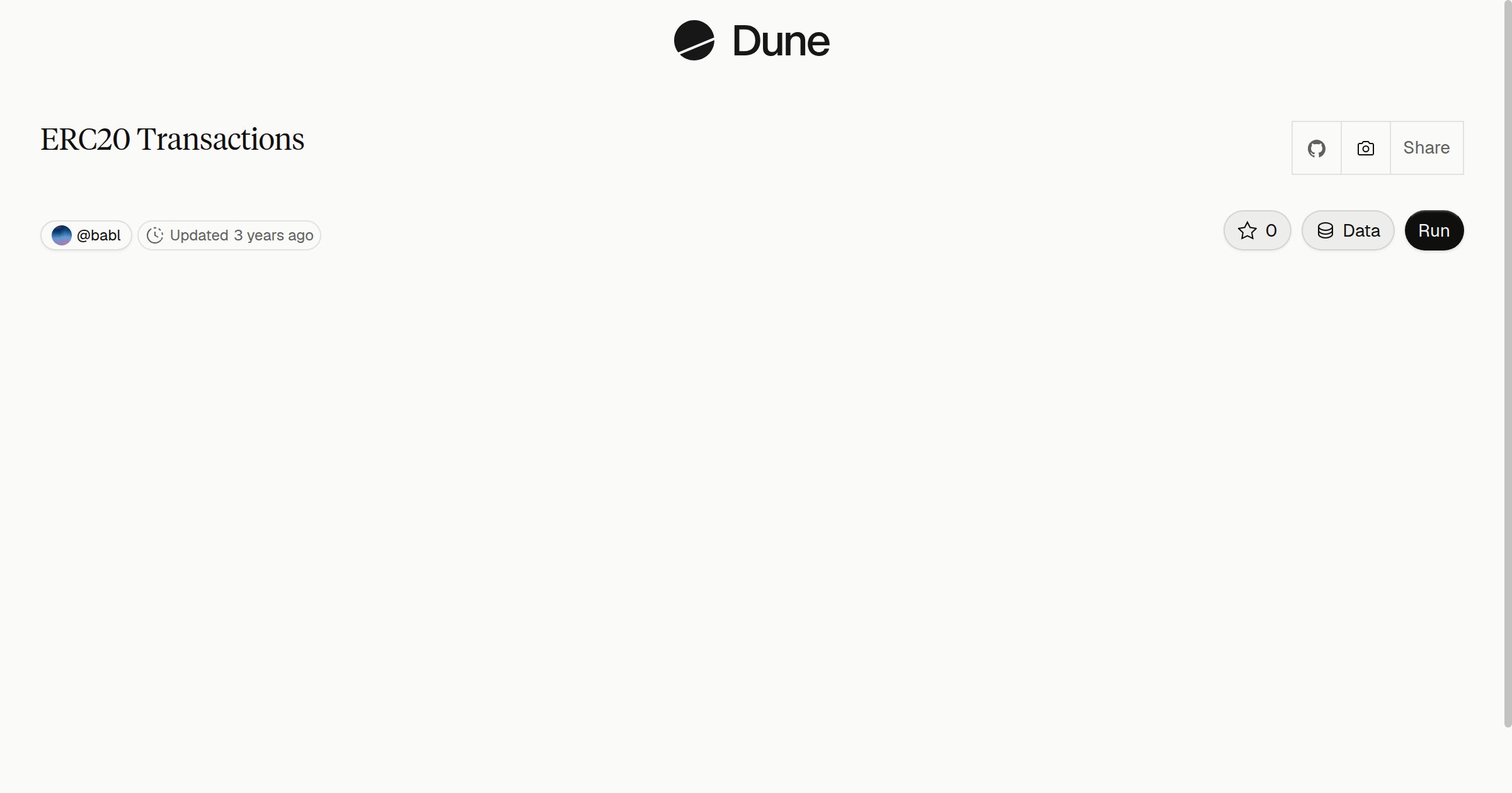 ERC20 Transactions