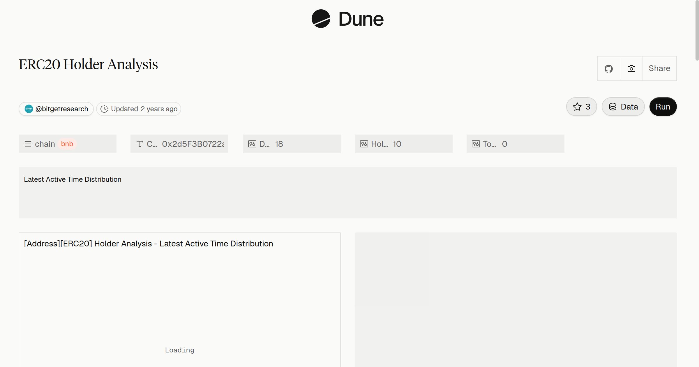 ERC20 Holder Analysis | Dune