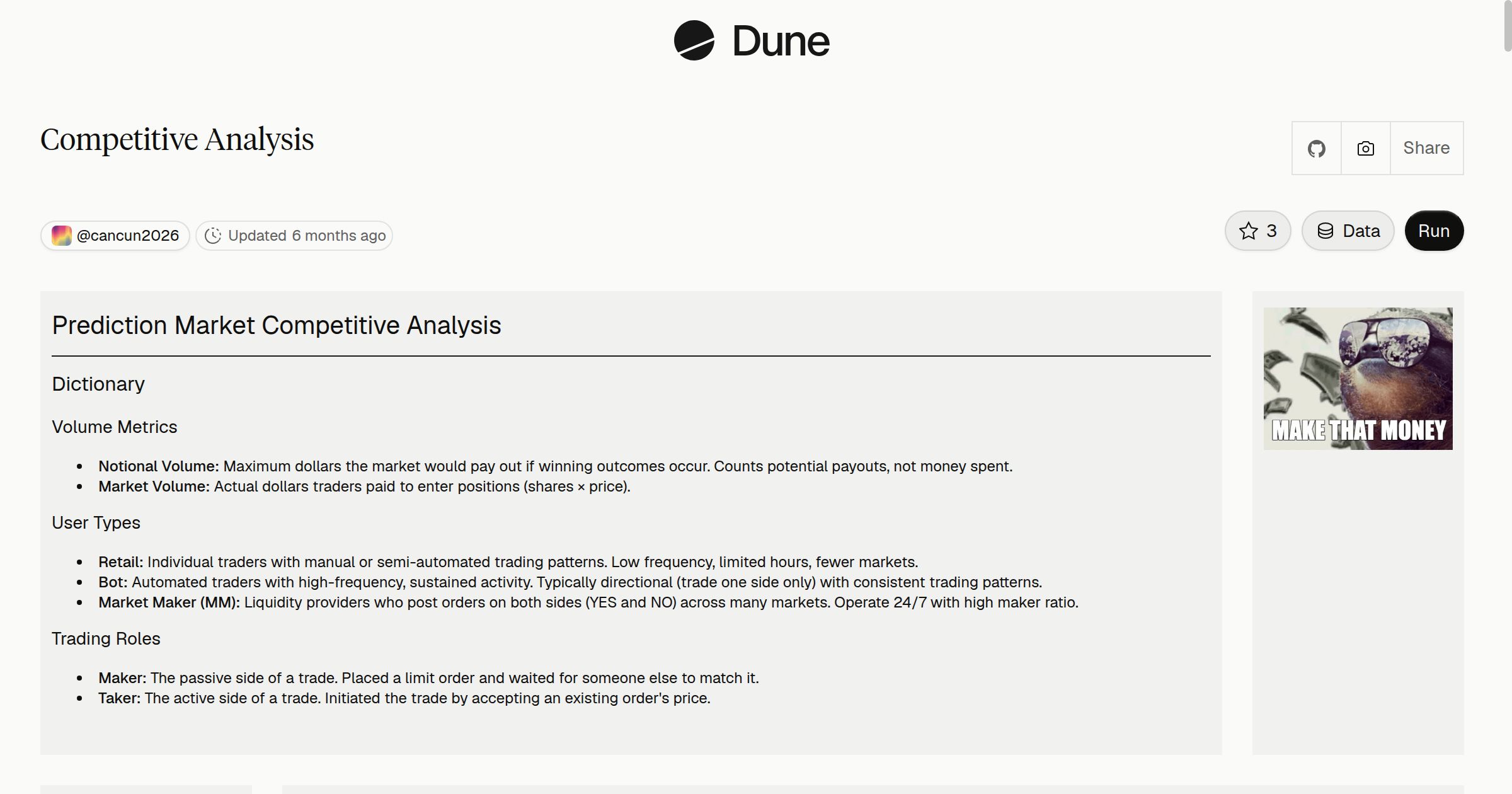 Competitive Analysis | Dune