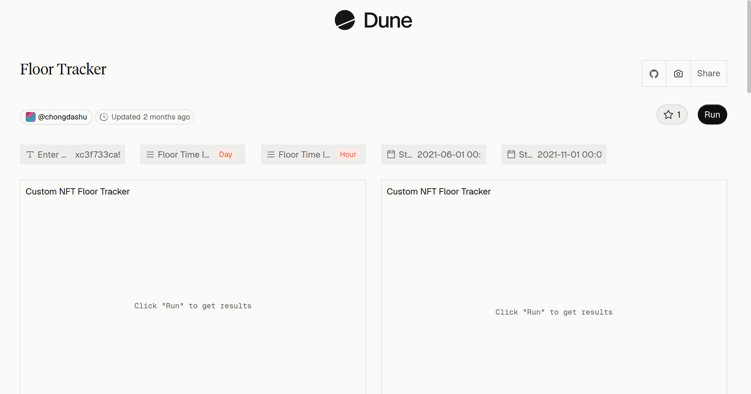 Floor Tracker | Dune