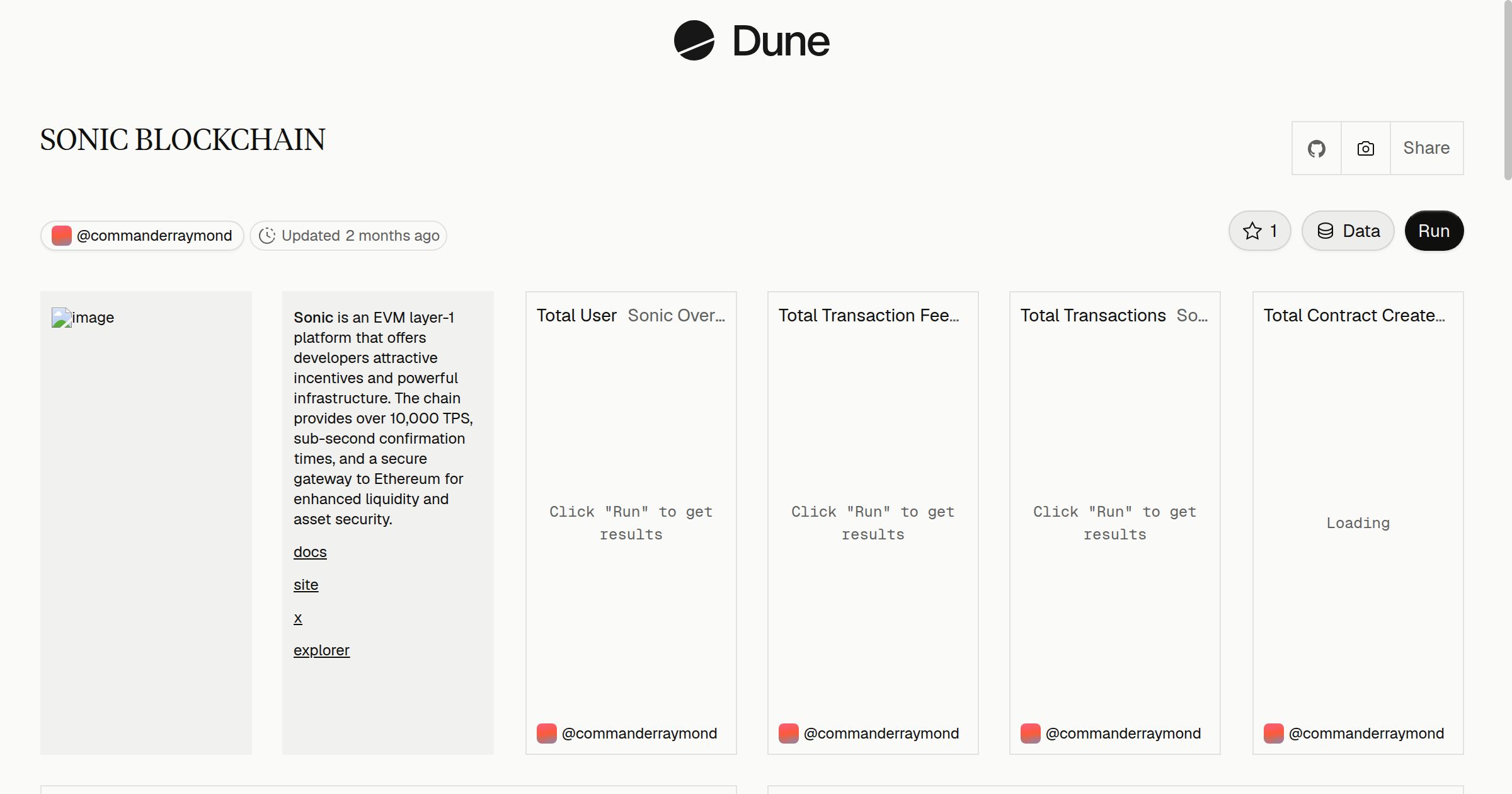SONIC BLOCKCHAIN | Dune