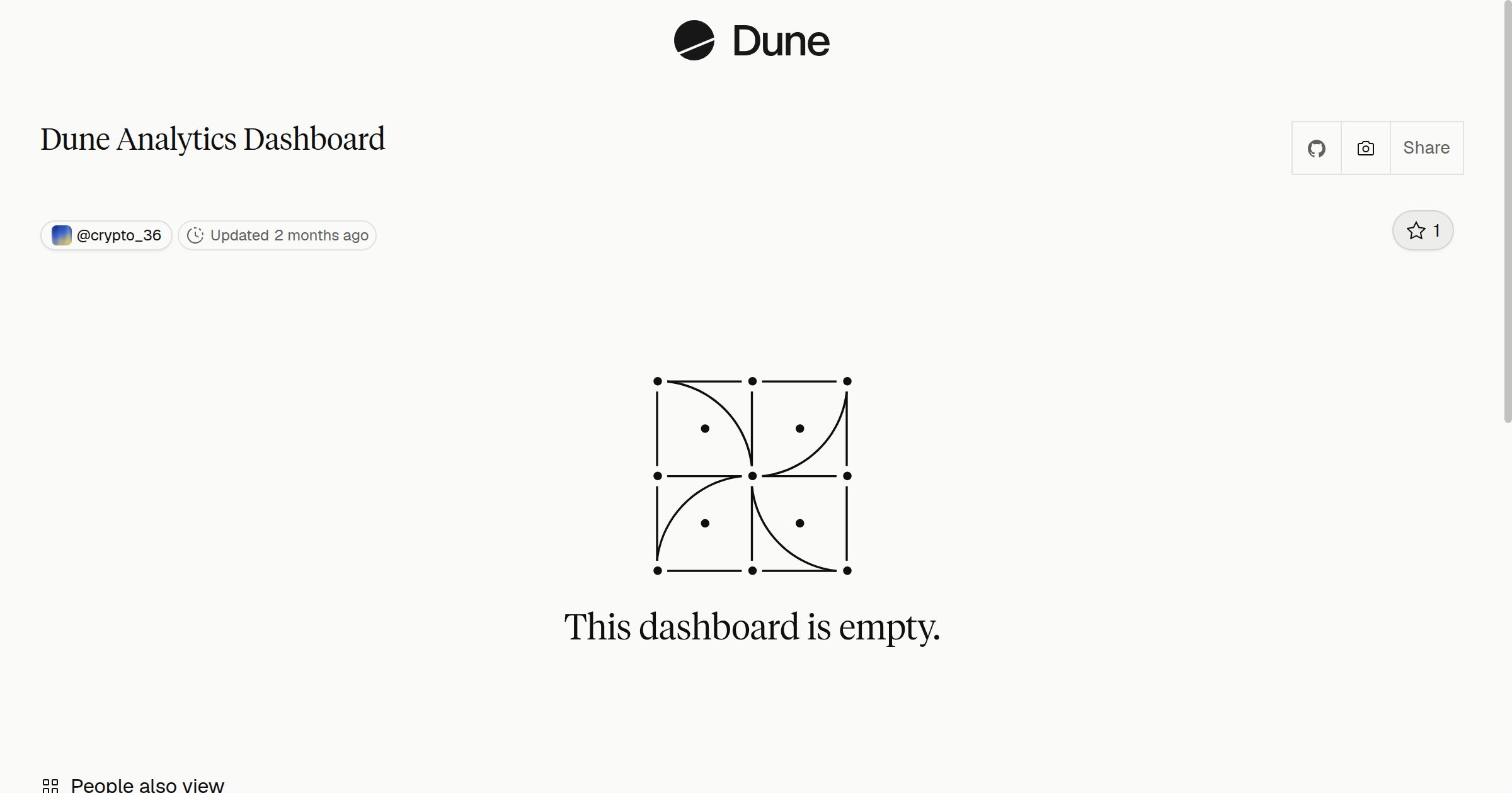 Dune Analytics Dashboard