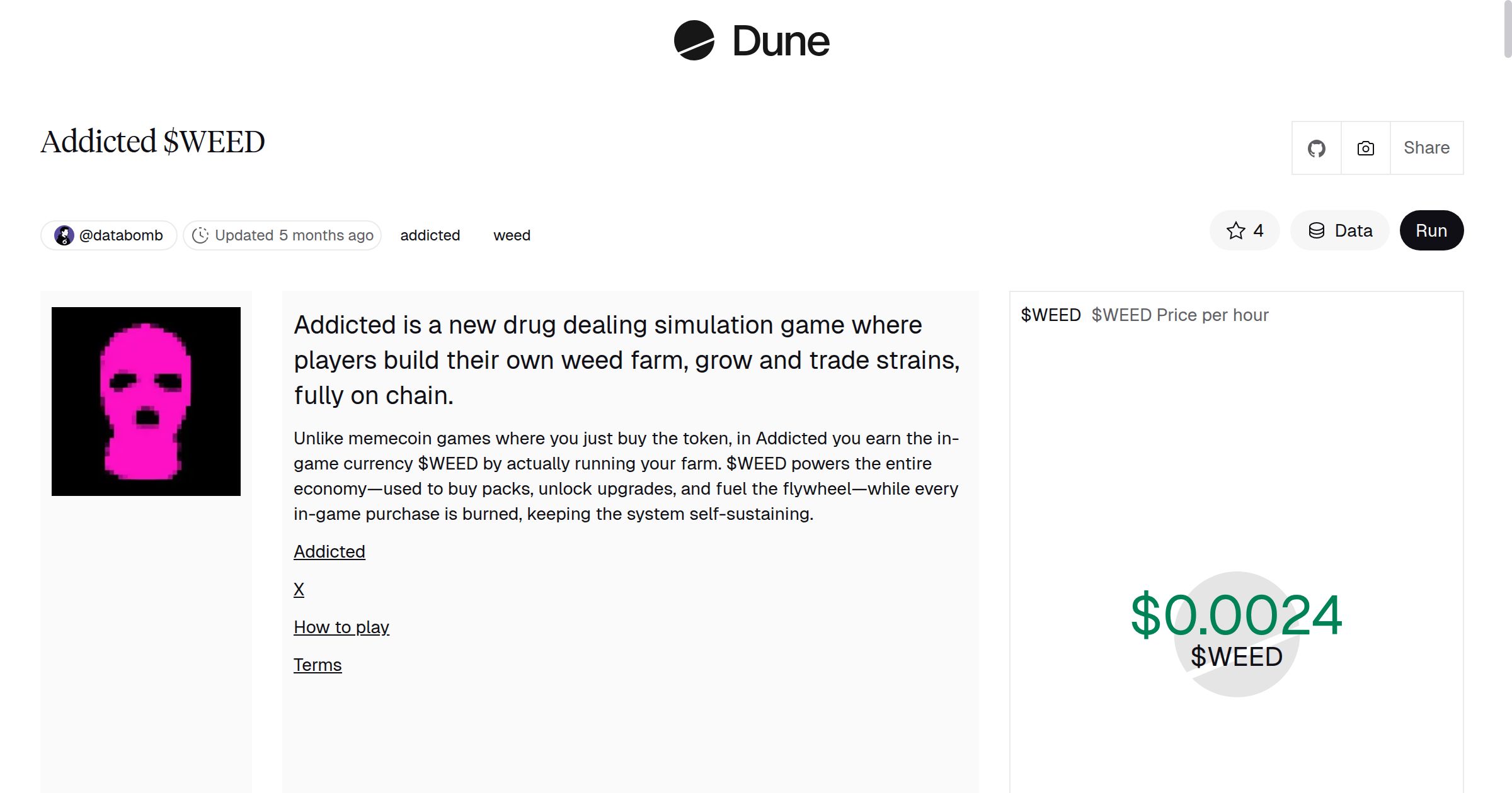 Addicted $WEED | Dune