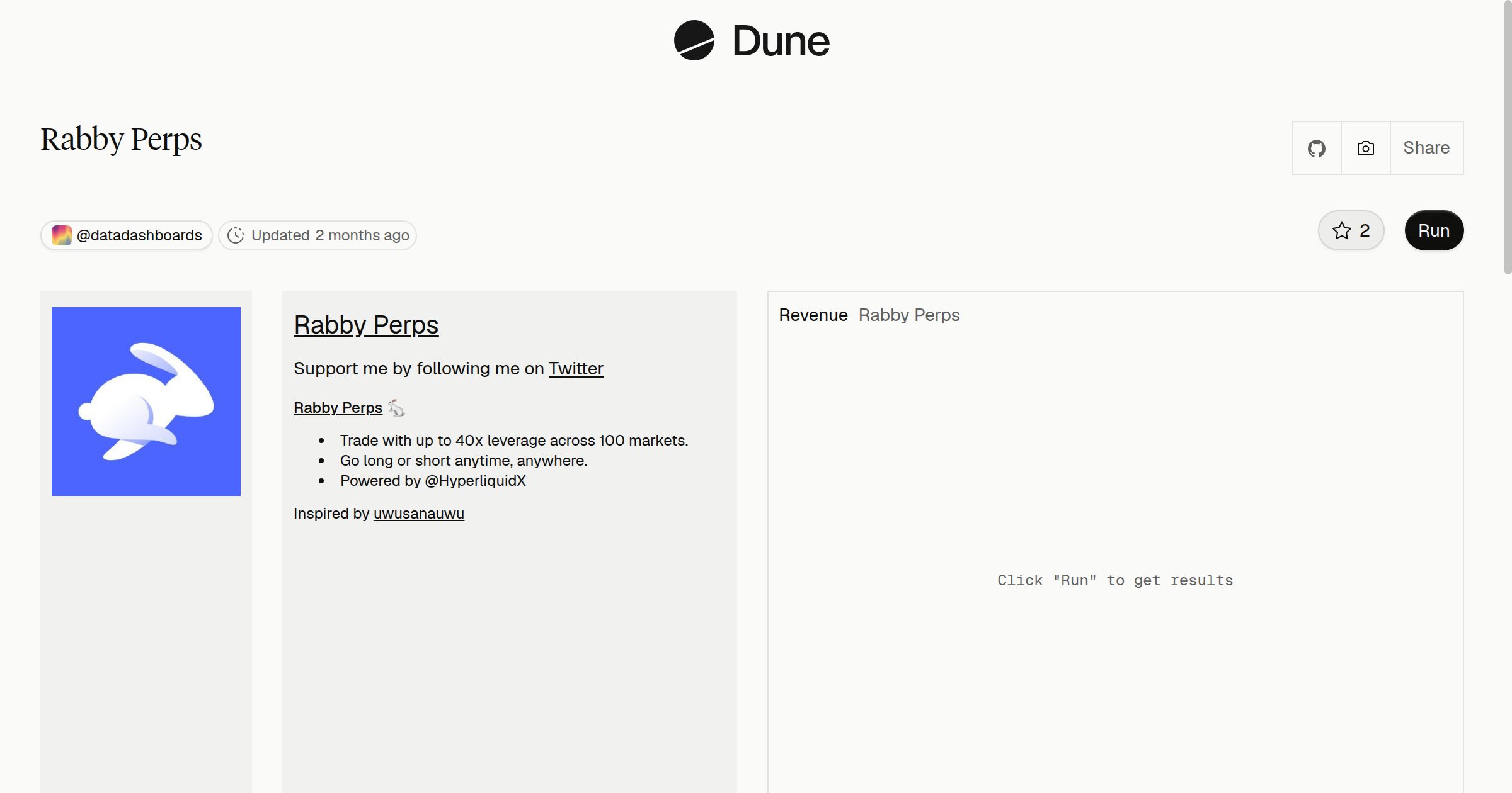 Rabby Perps | Dune