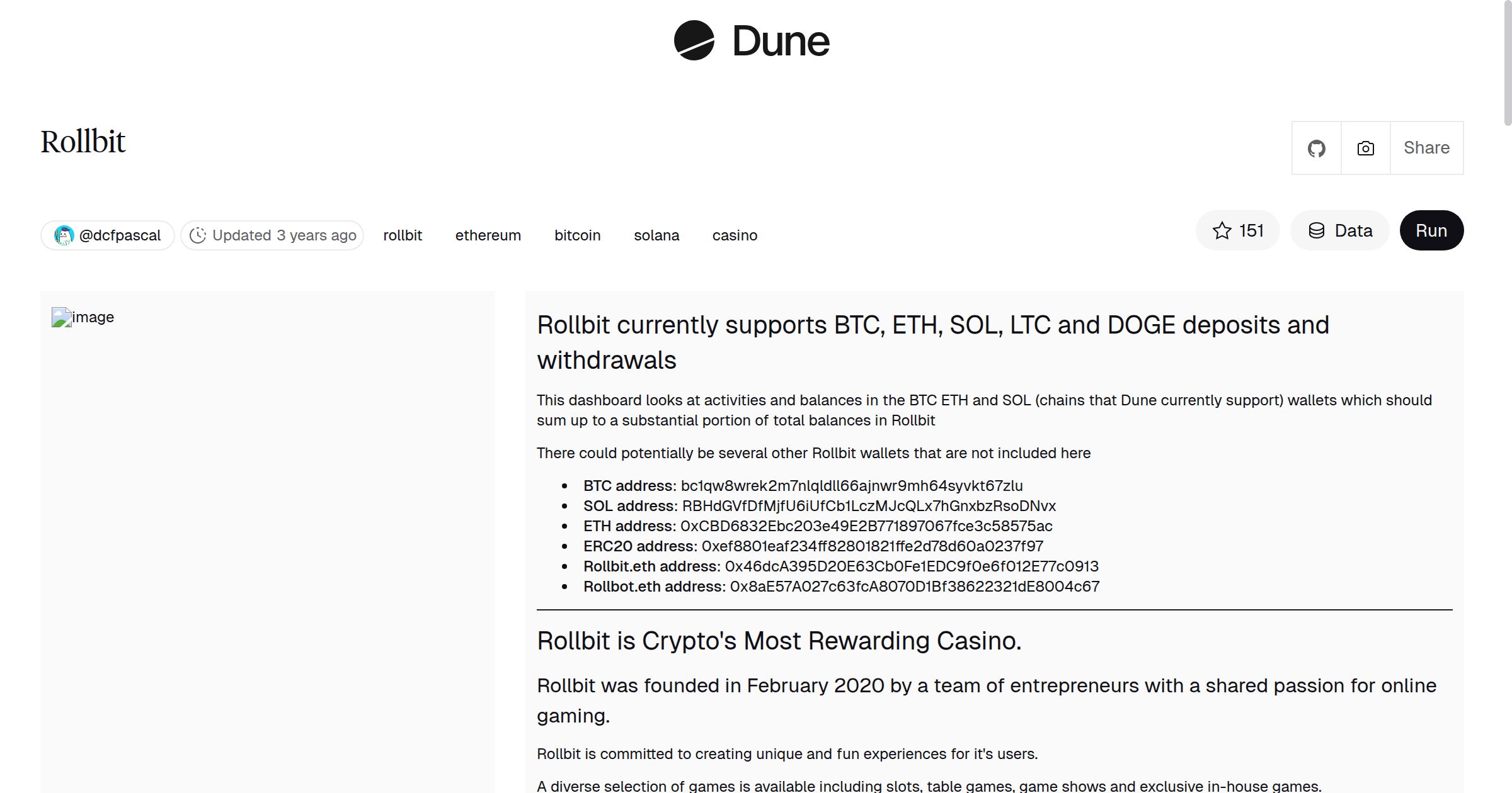 Rollbit | Dune
