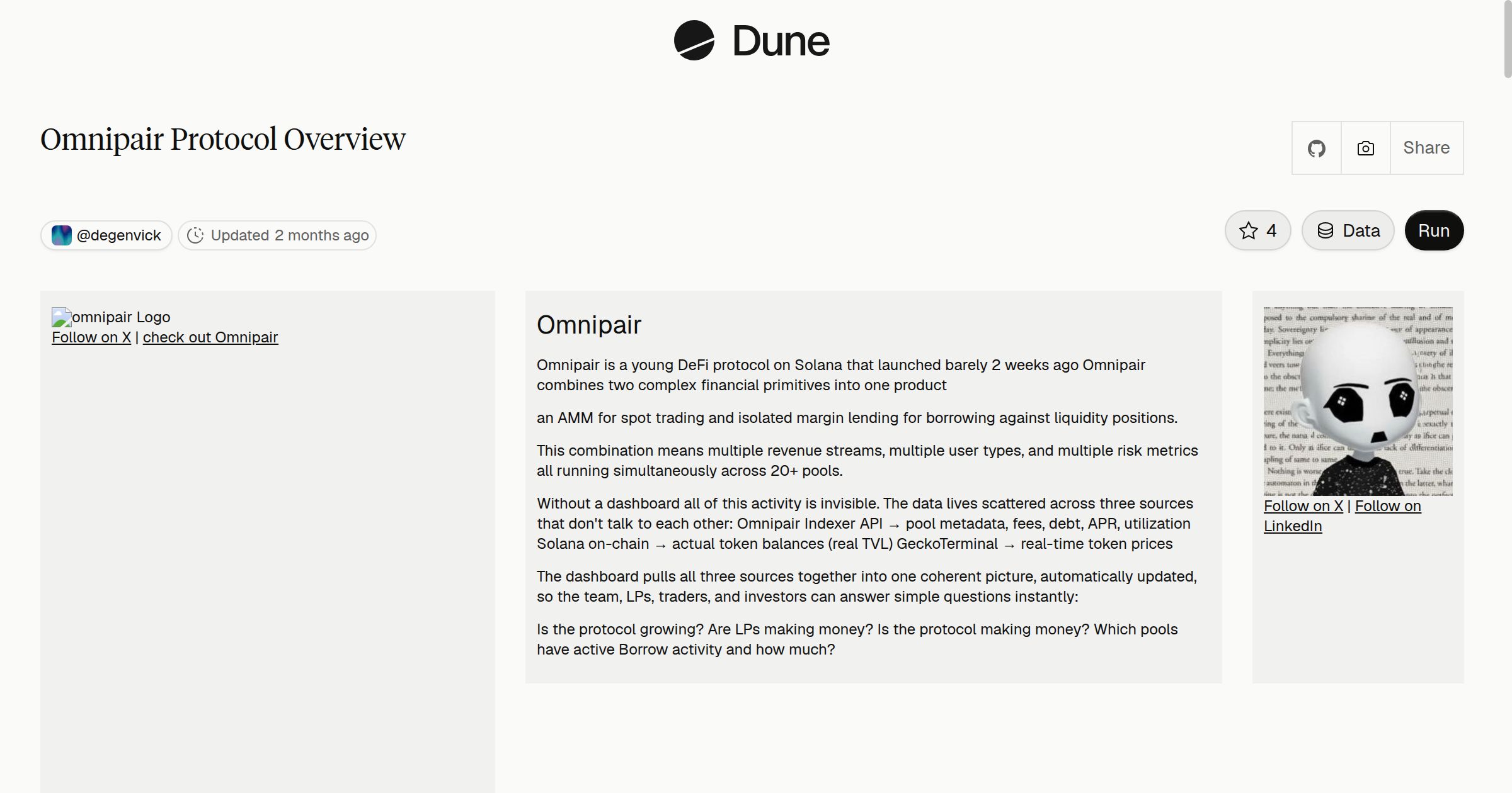 Omnipair Protocol Overview | Dune