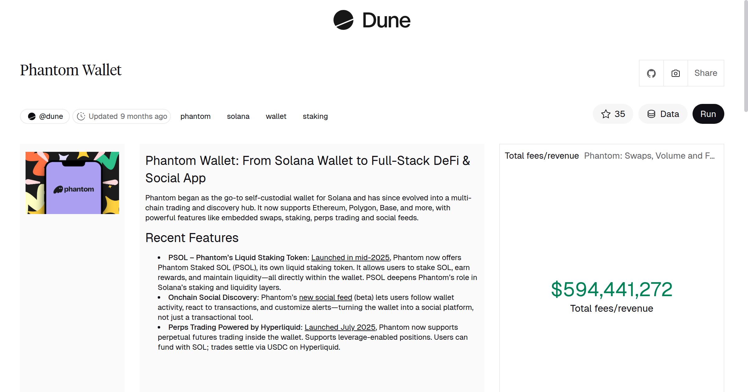 Phantom Wallet | Dune