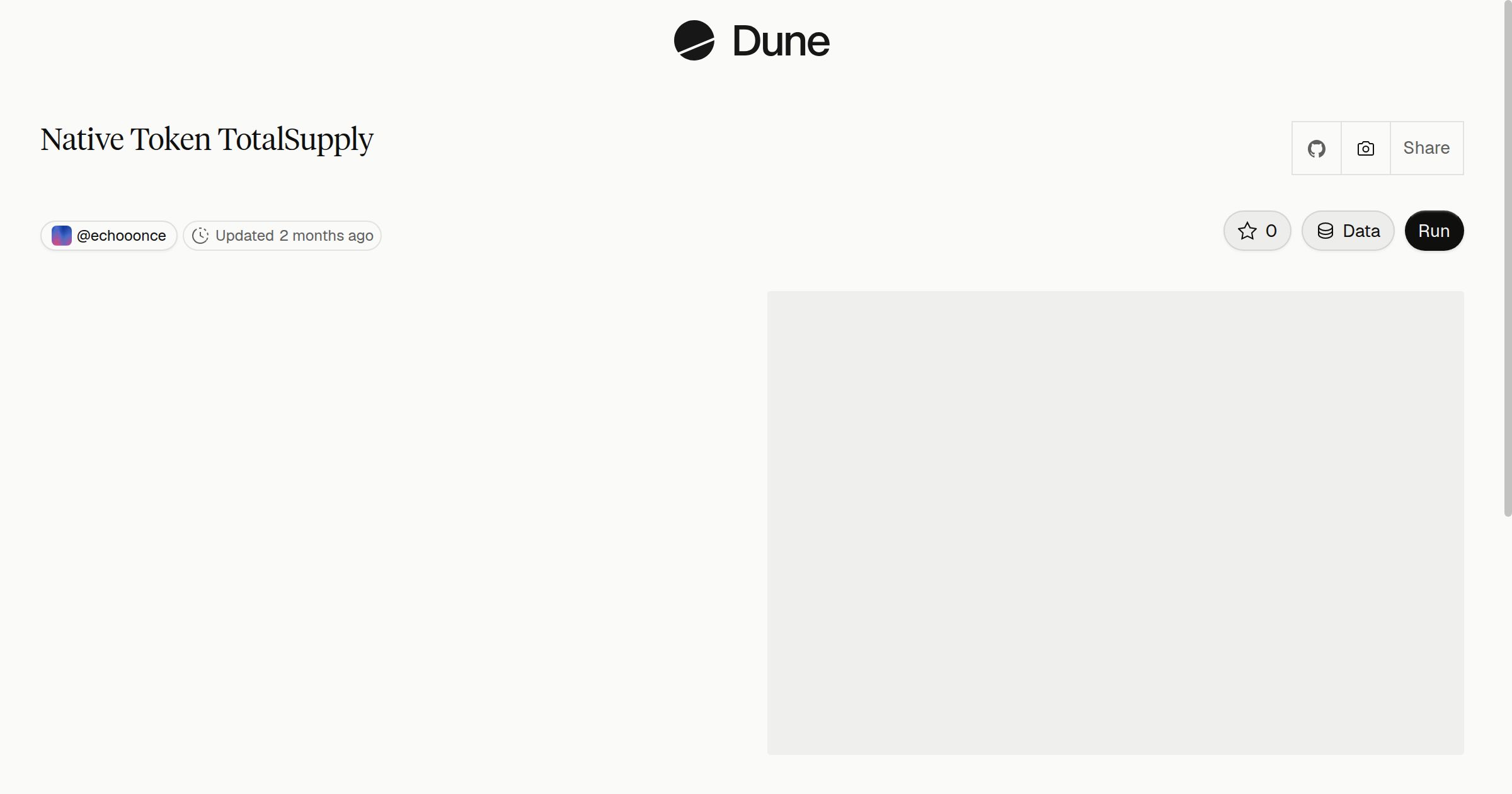 Native Token TotalSupply