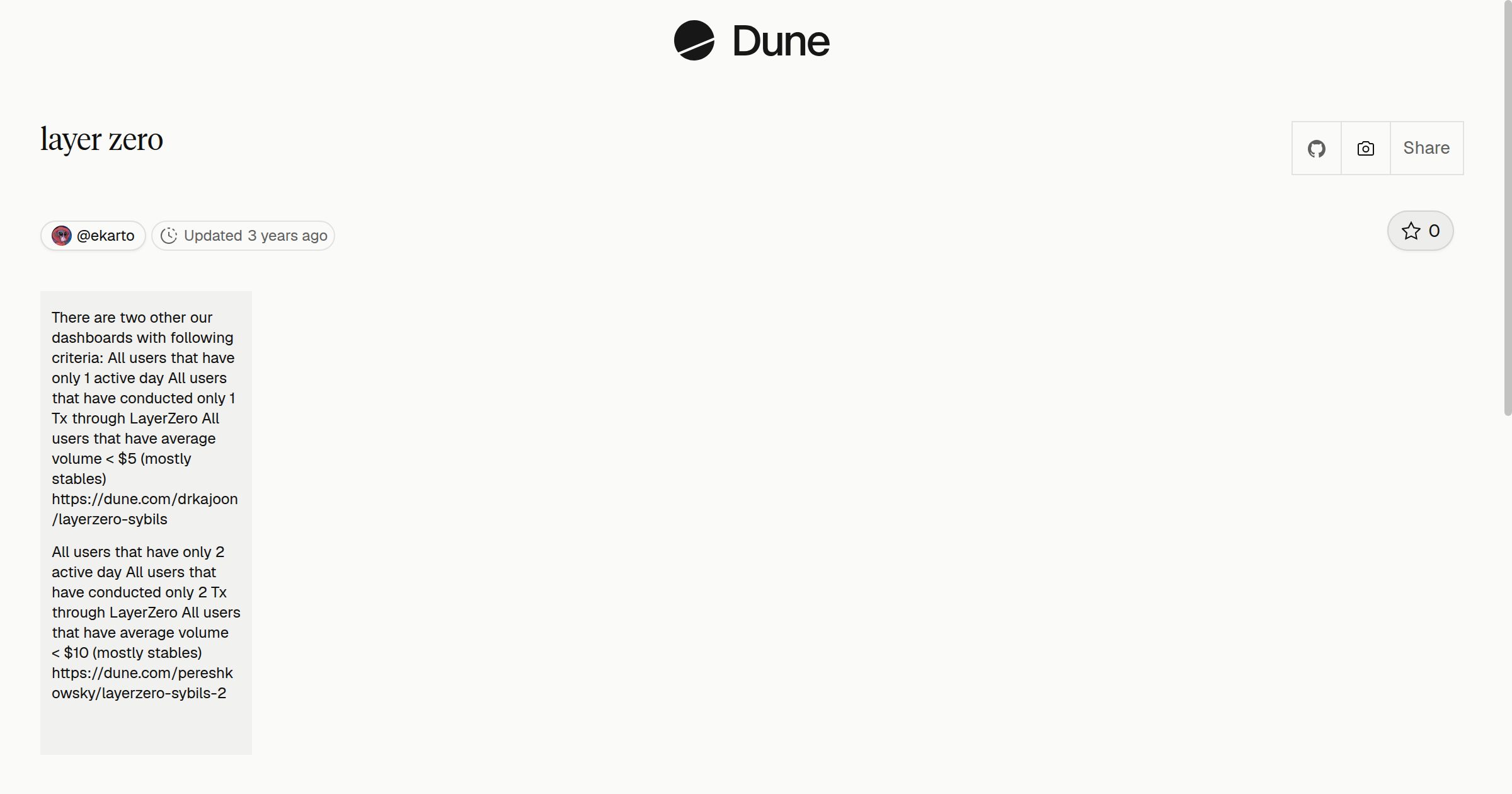 layer zero | Dune
