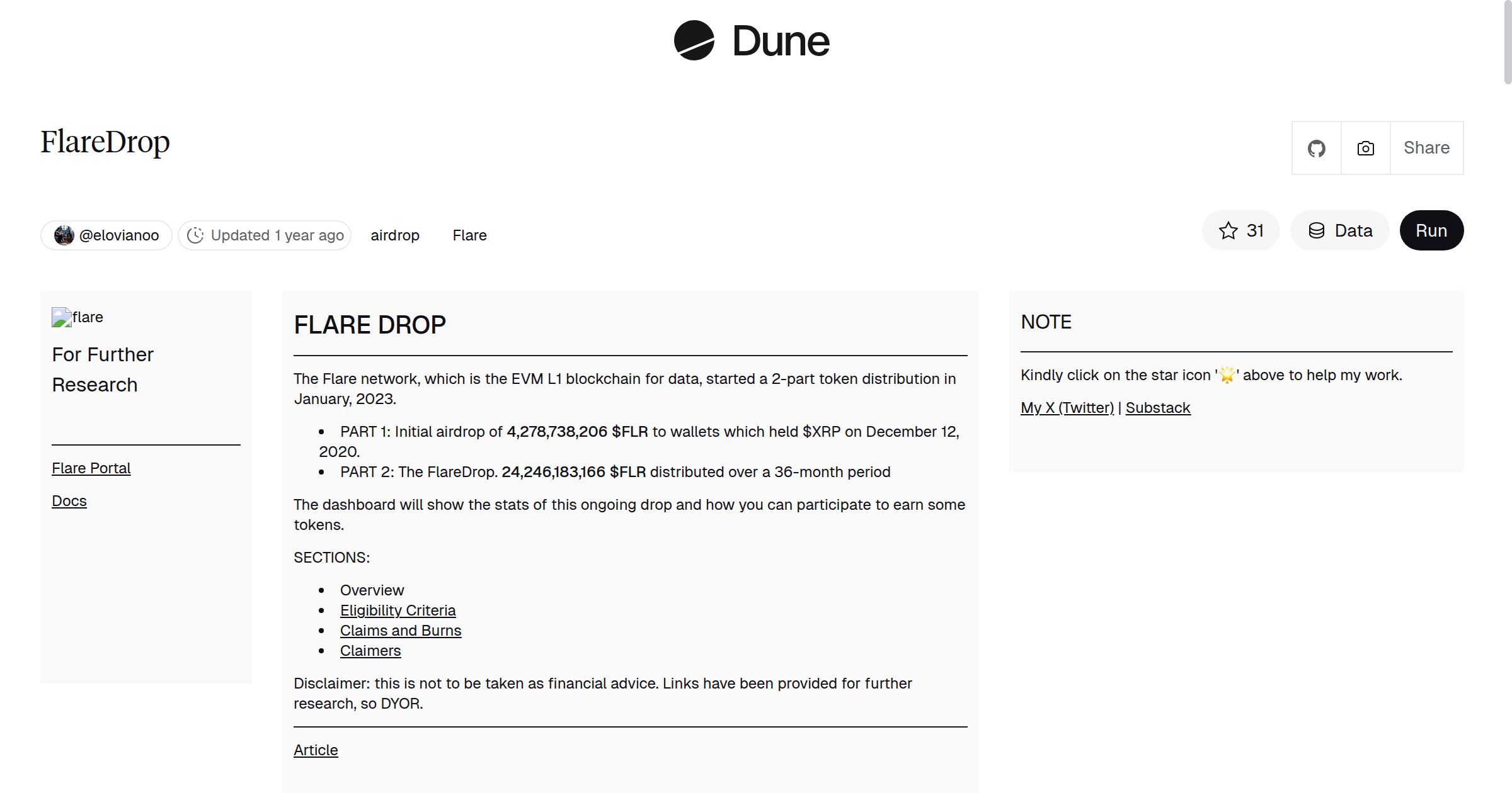 FlareDrop | Dune