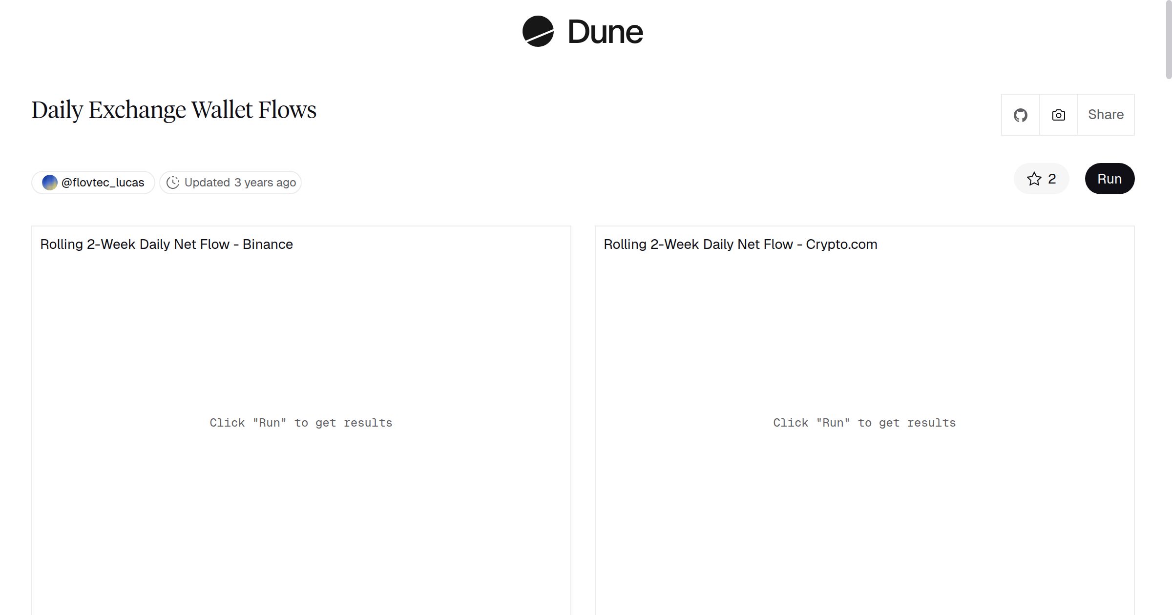 Daily Exchange Wallet Flows | Dune