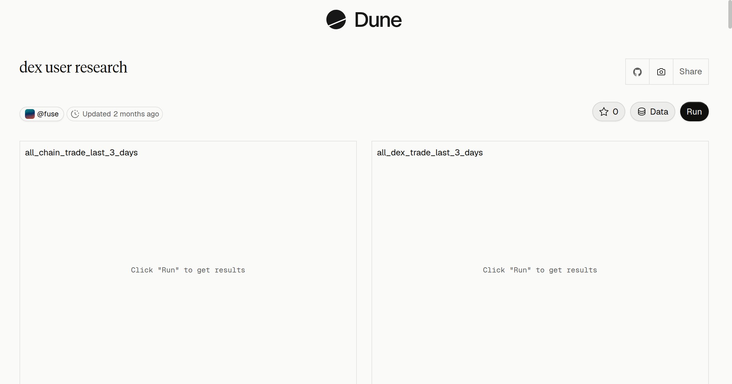 dex user research | Dune