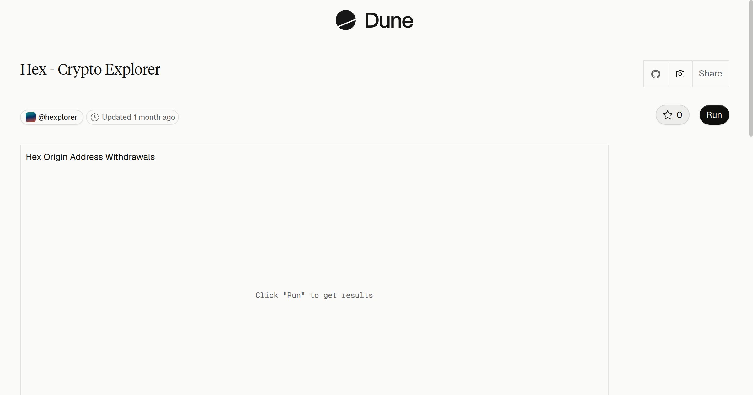 Hex - Crypto Explorer | Dune