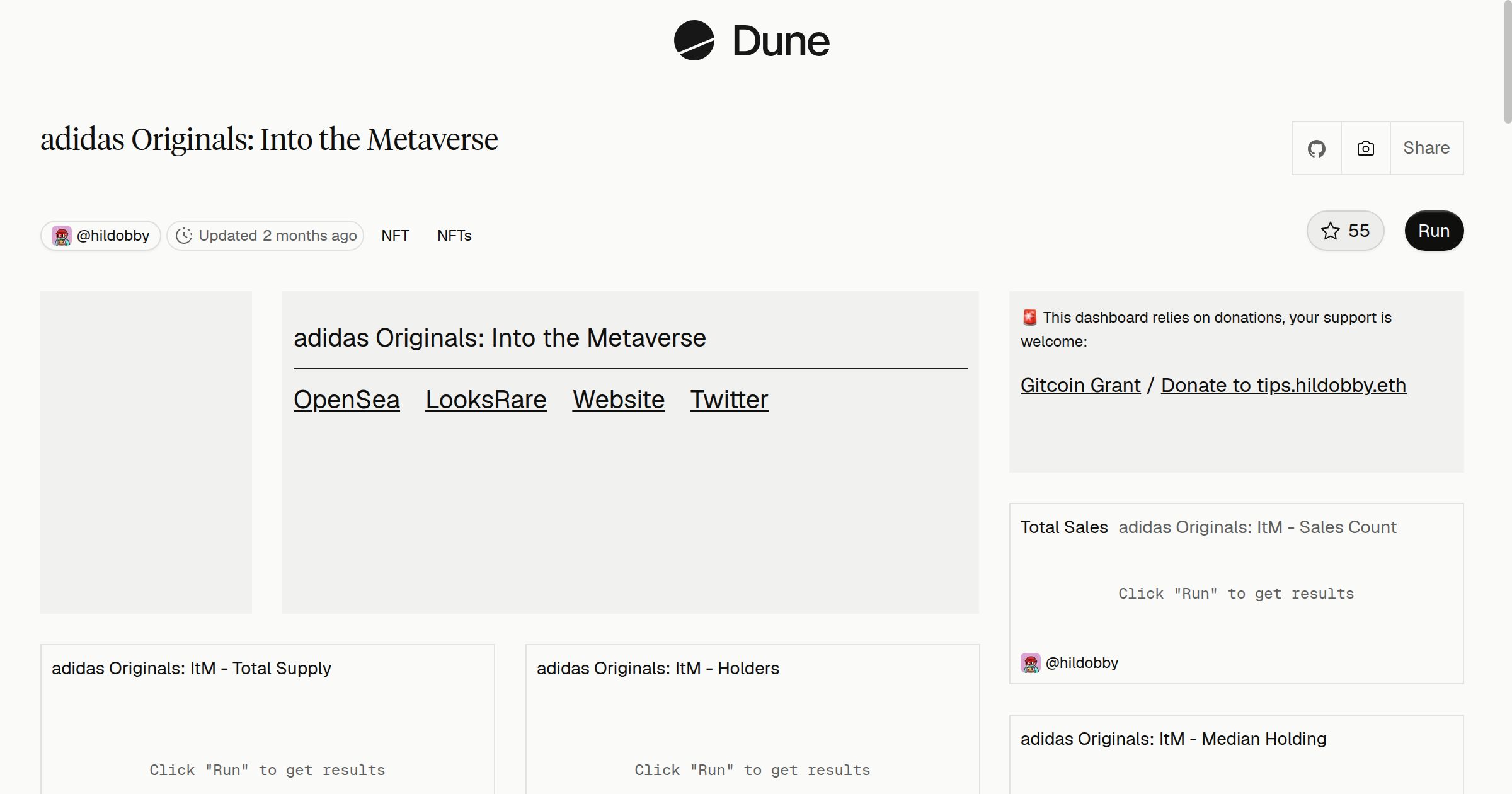 adidas Originals: Into the Metaverse | Dune