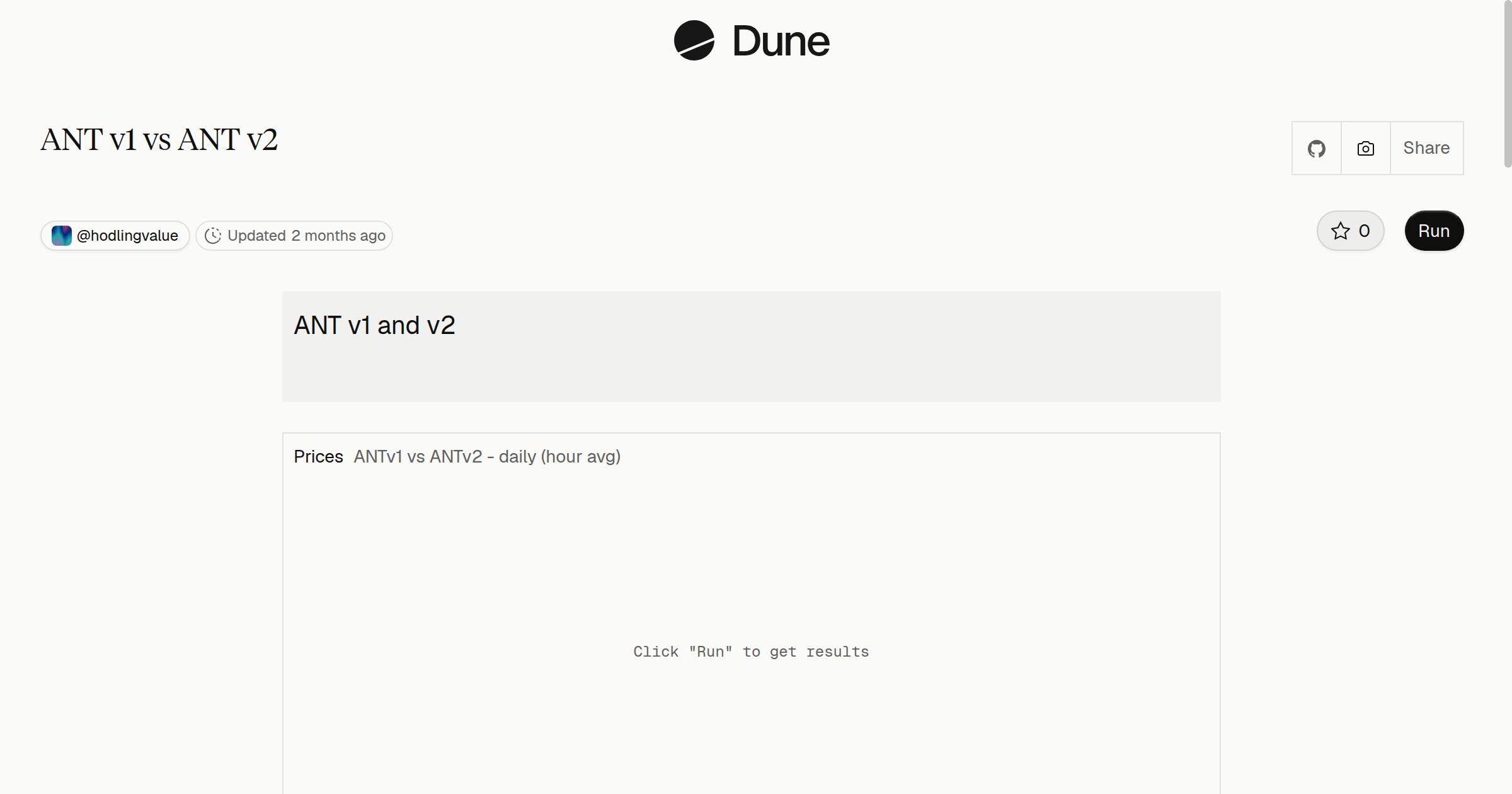 ANT v1 vs ANT v2 | Dune