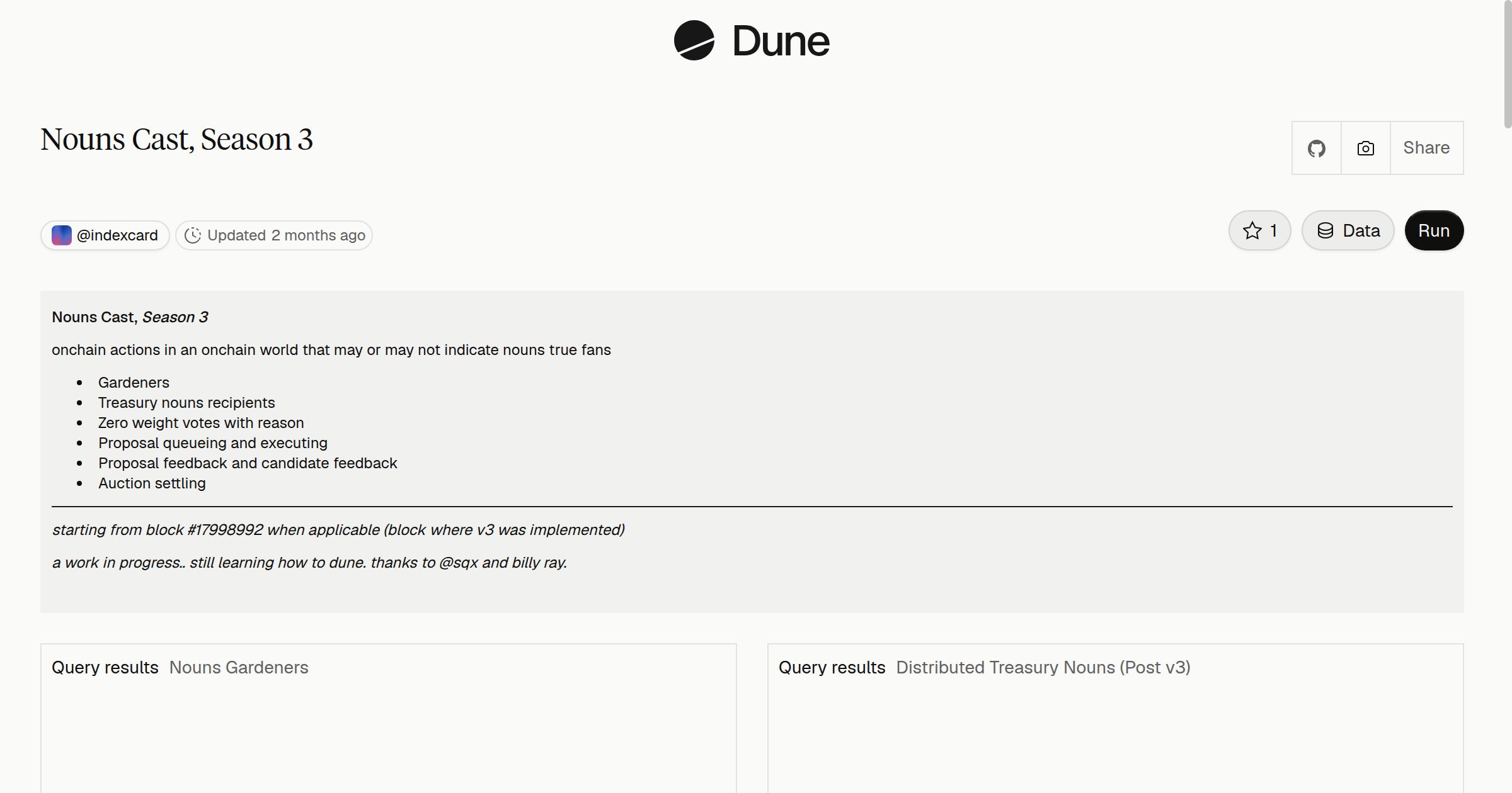 Nouns Cast, Season 3 | Dune