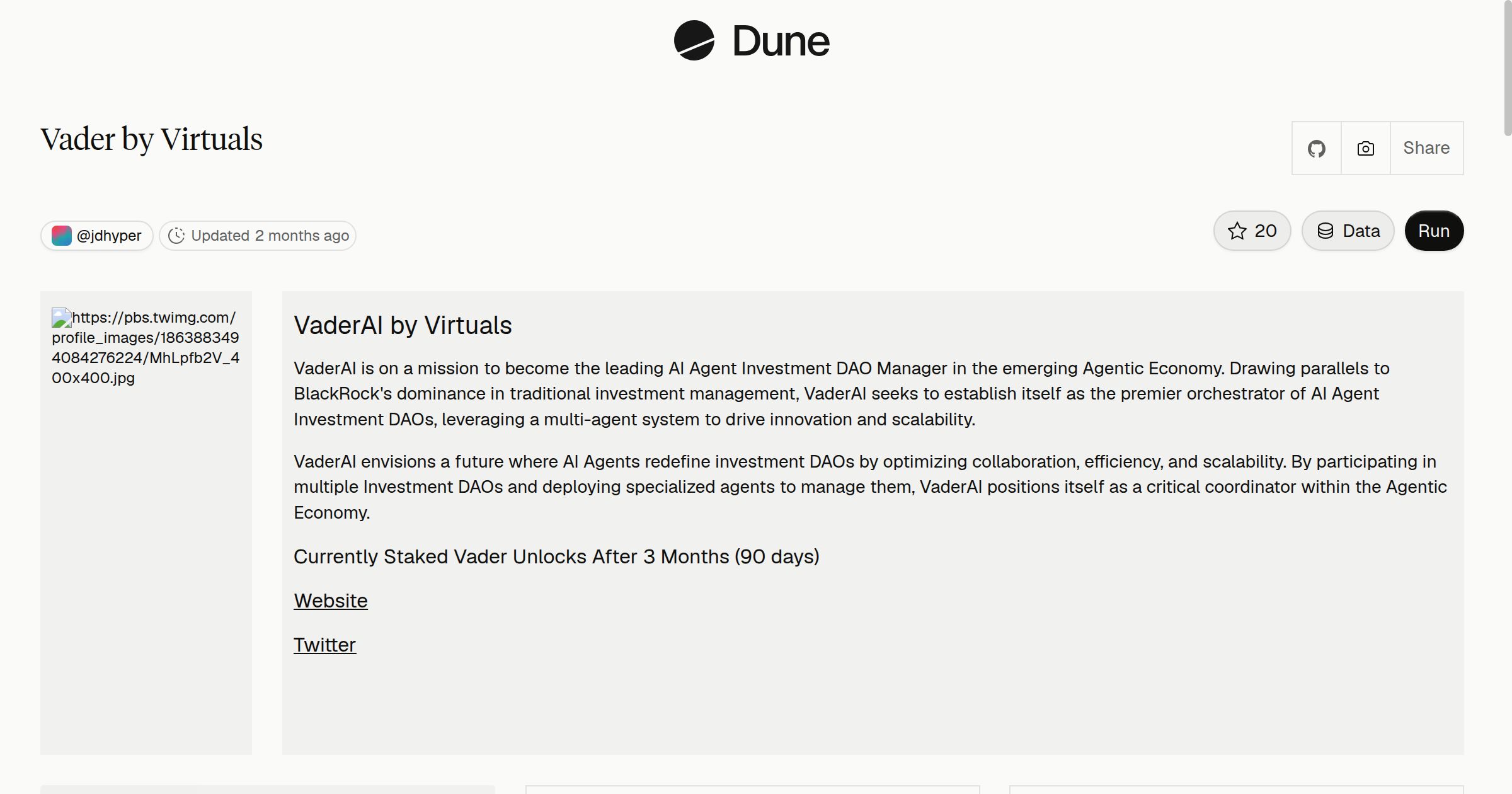 Vader by Virtuals | Dune
