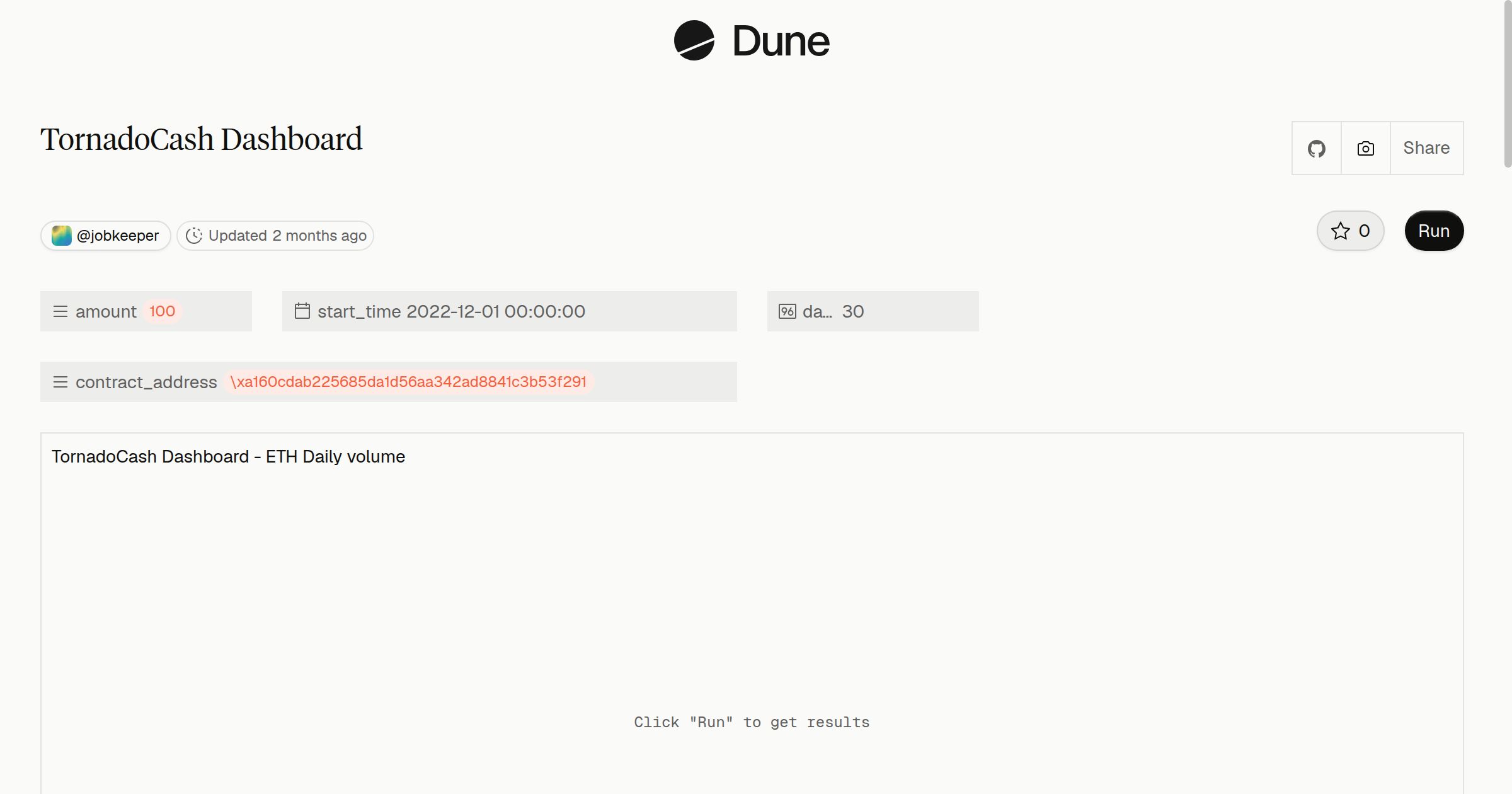 TornadoCash Dashboard | Dune