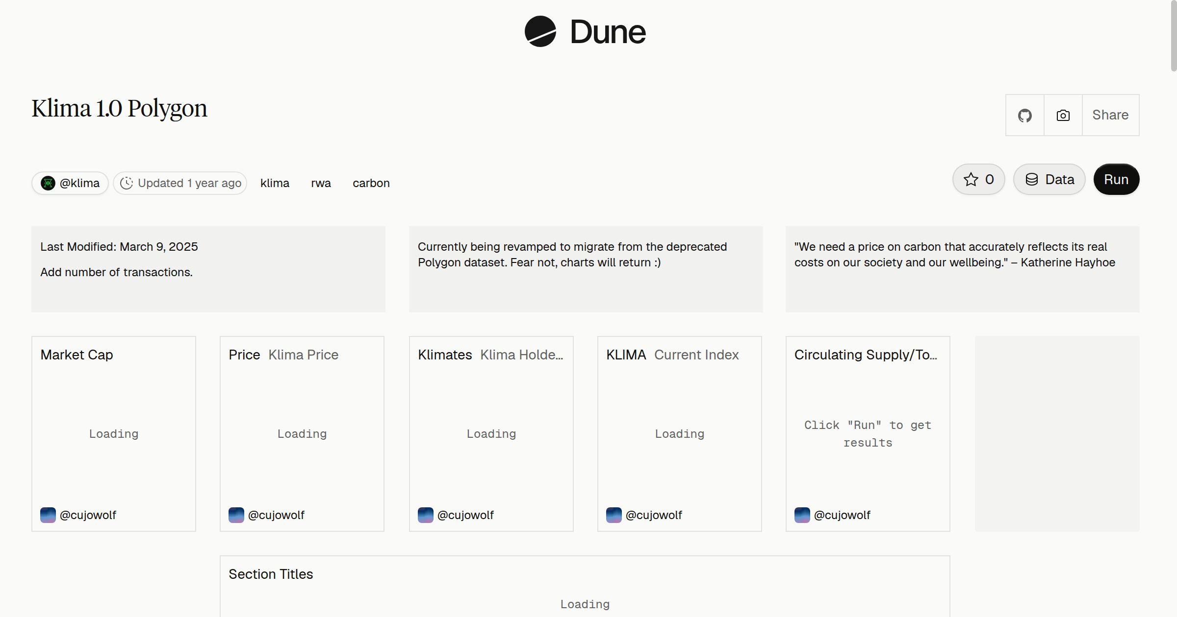 Klima 1.0 Polygon | Dune