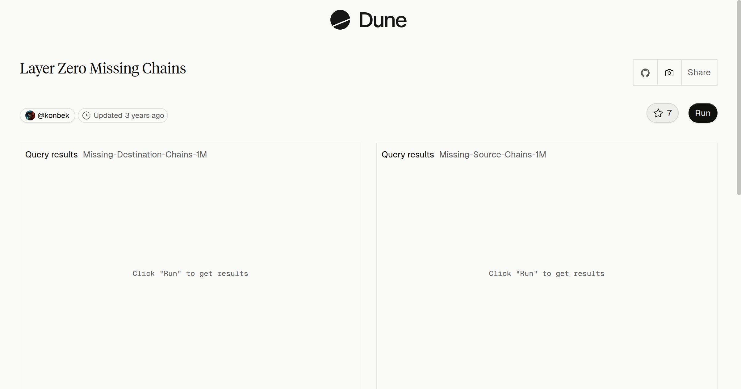 Layer Zero Missing Chains | Dune