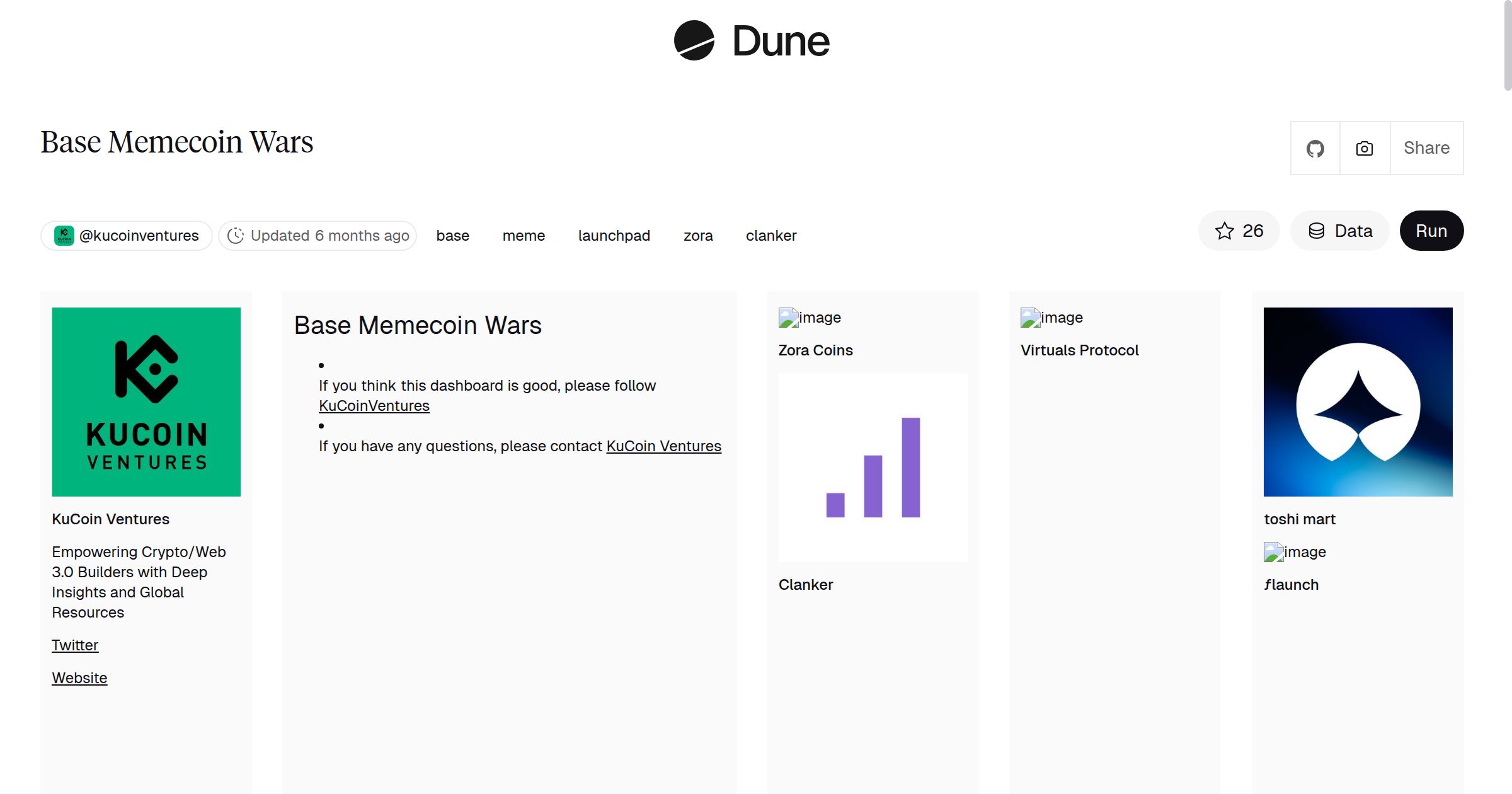 Base Memecoin Wars | Dune