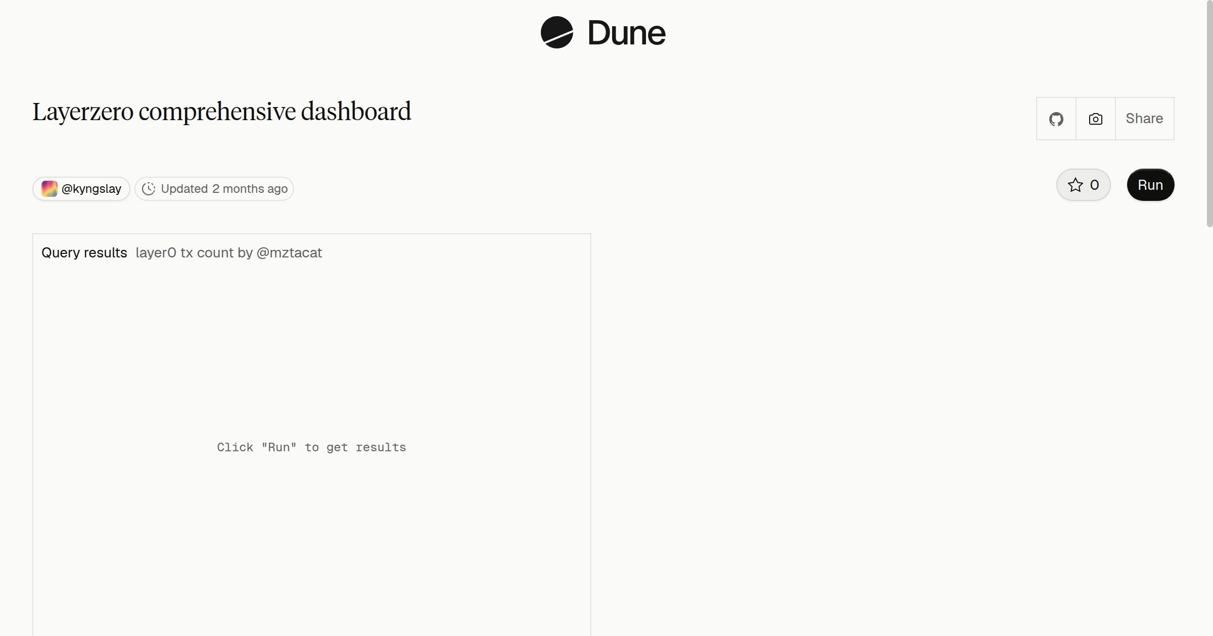 Layerzero comprehensive dashboard | Dune