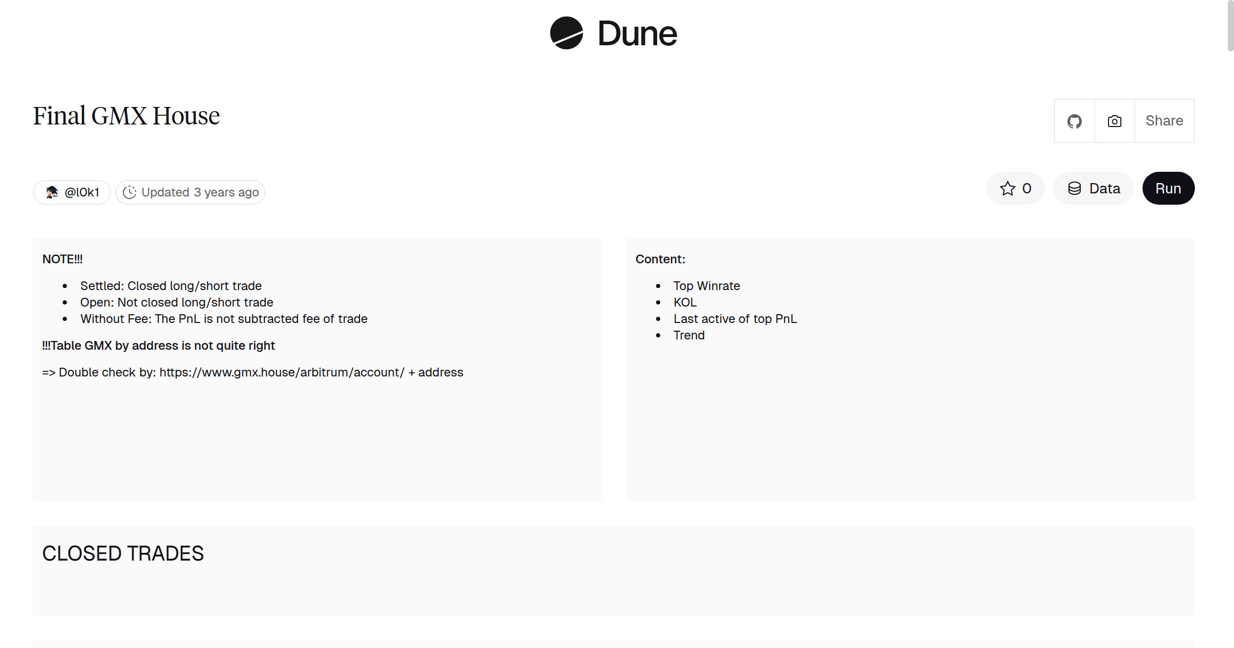 Final GMX House | Dune