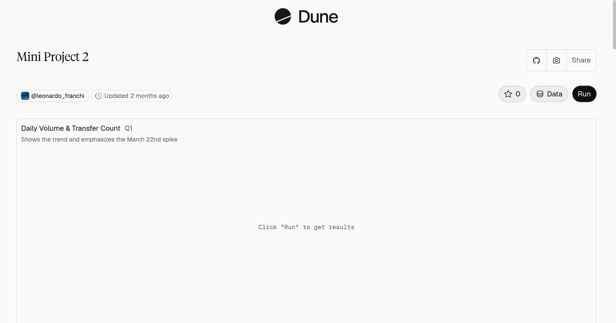 Mini Project 2 | Dune