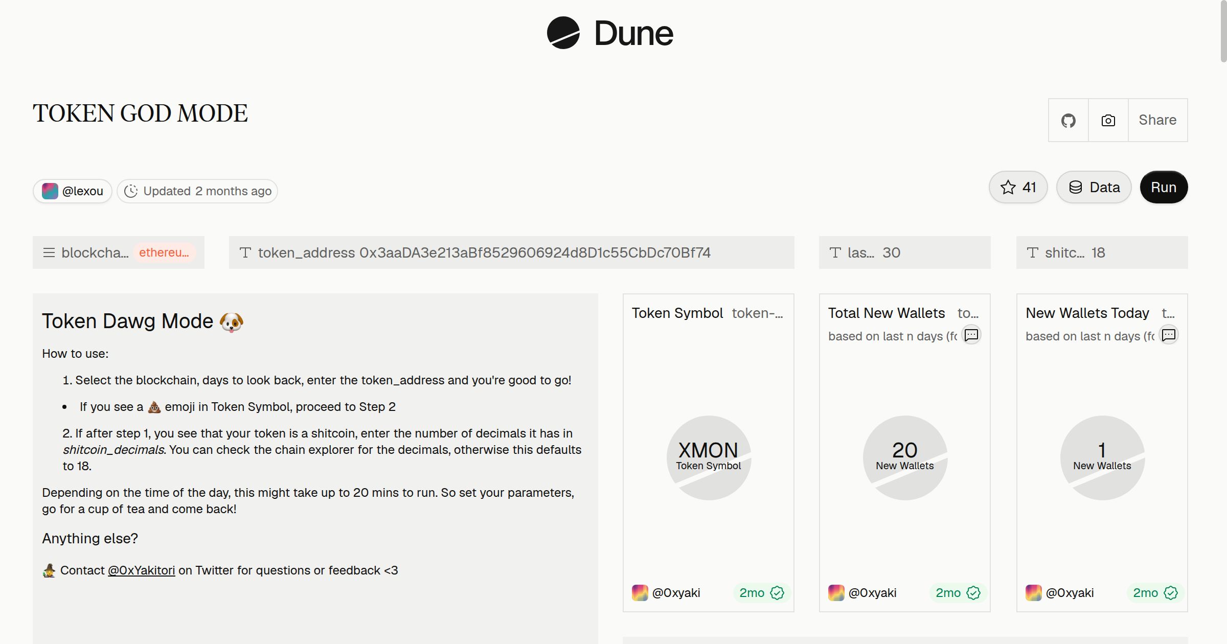 TOKEN GOD MODE | Dune