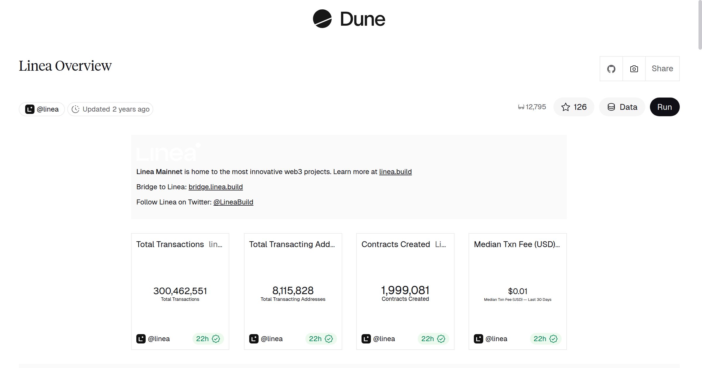 Linea Overview | Dune
