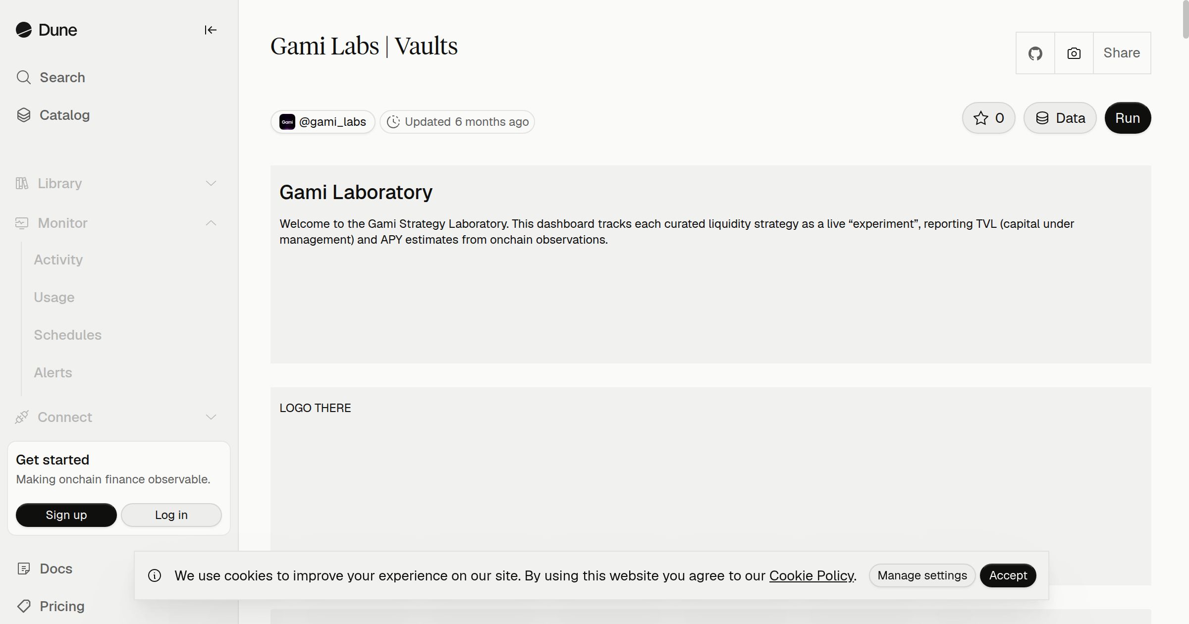 Gami Labs | Vaults | Dune