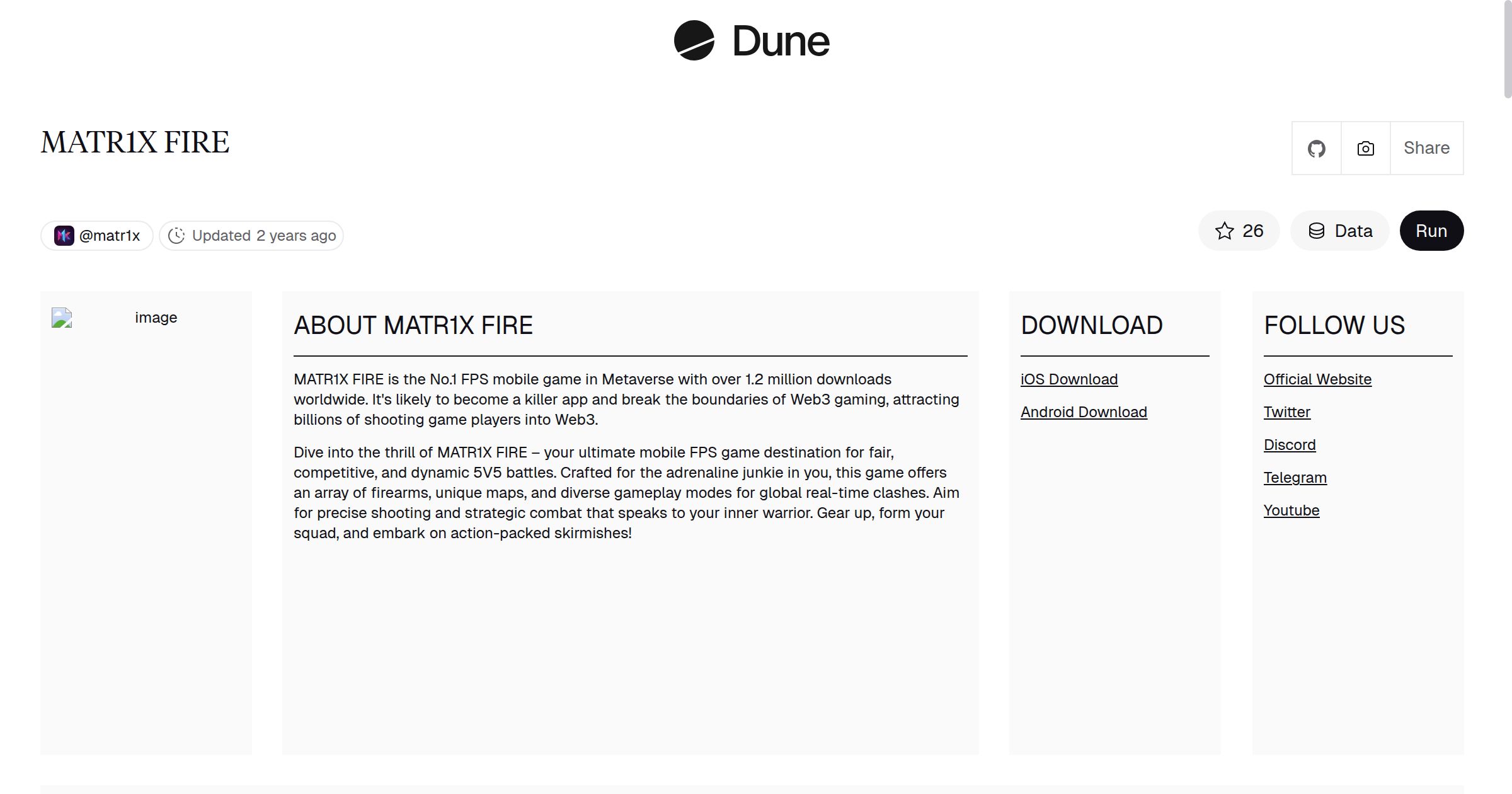 MATR1X FIRE | Dune