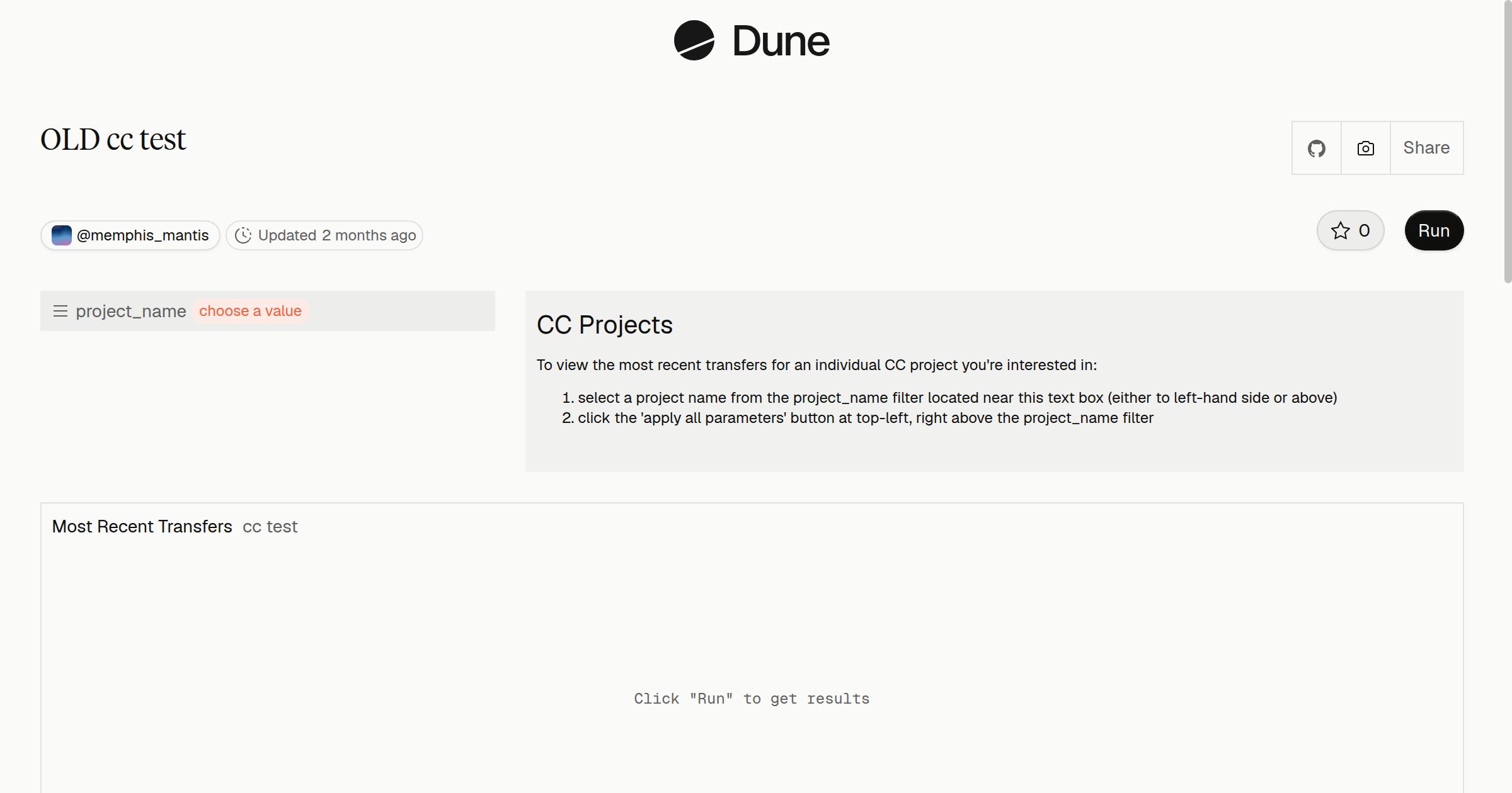 OLD cc test