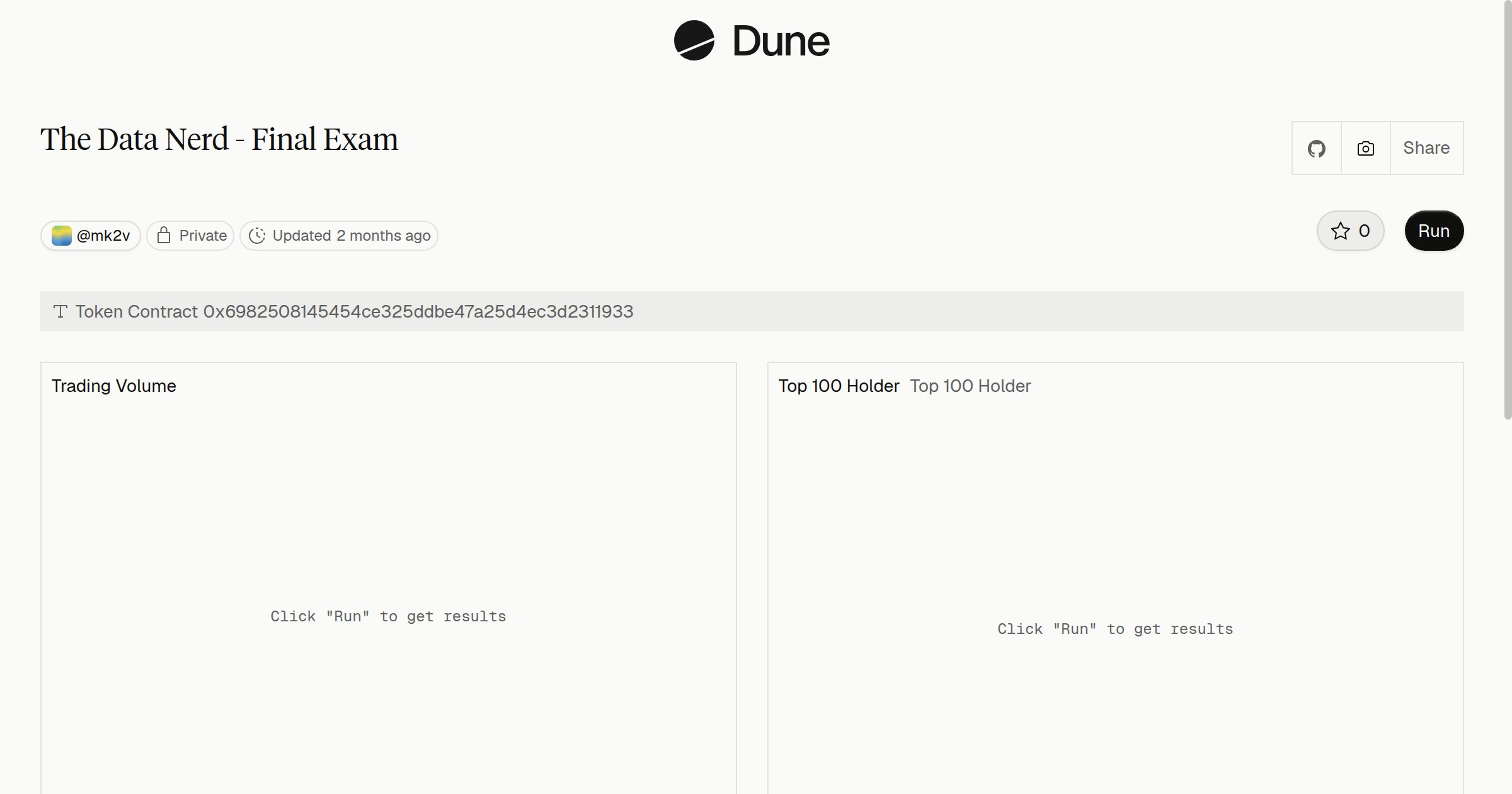 The Data Nerd - Final Exam | Dune