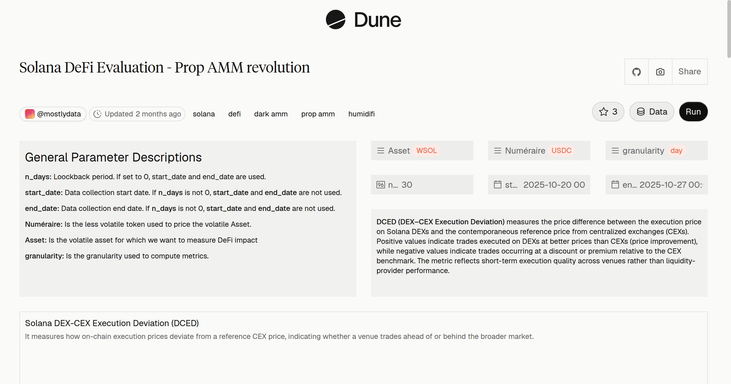 Solana DeFi Evaluation - Prop AMM revolution | Dune