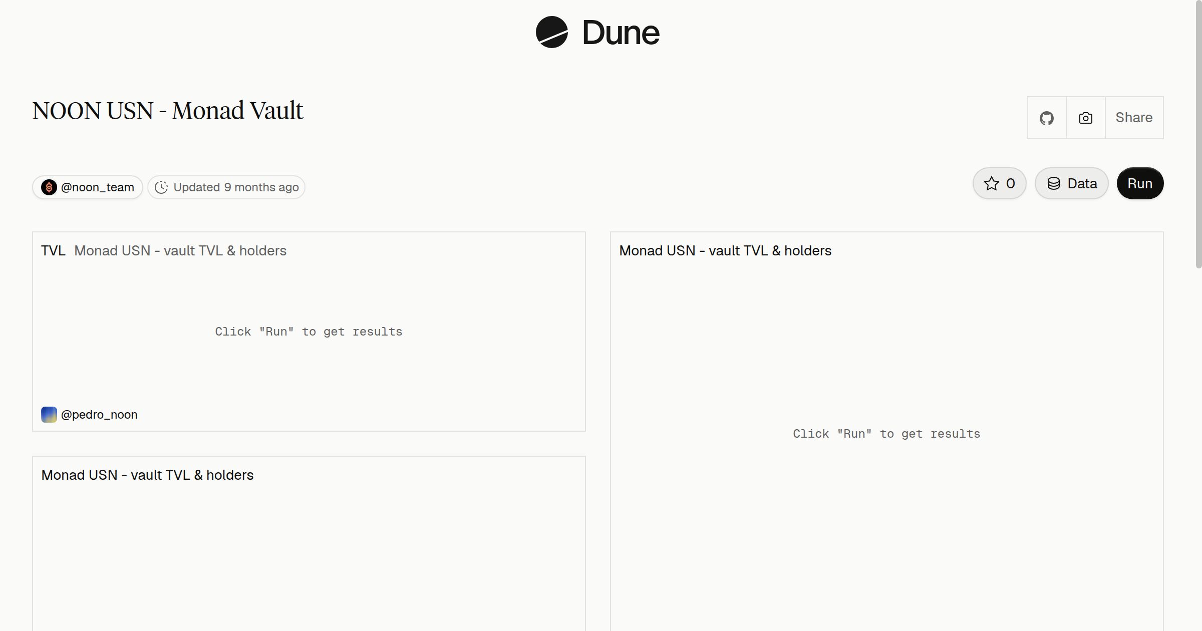 NOON USN - Monad Vault | Dune