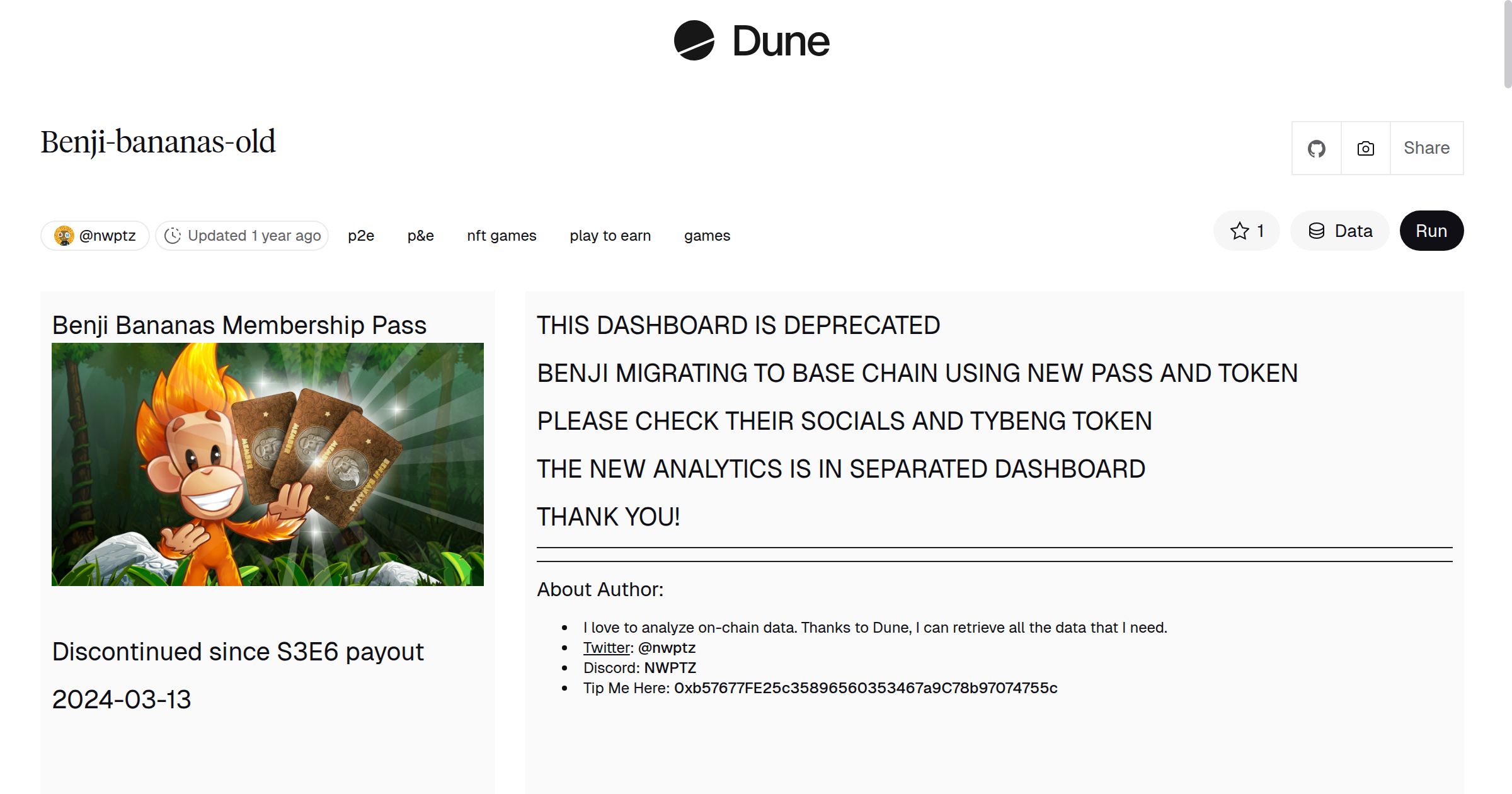 Benji-bananas-old | Dune