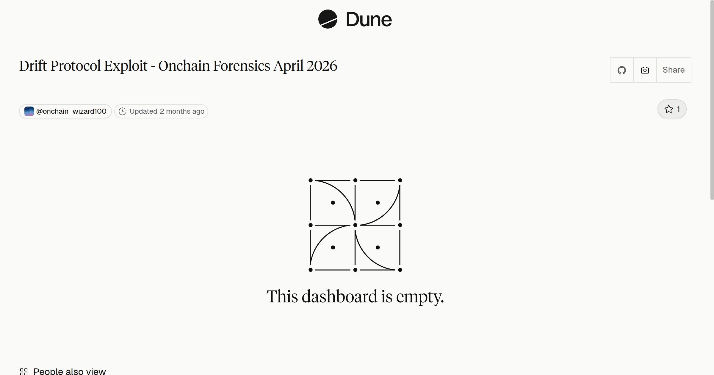 Drift Protocol Exploit - Onchain Forensics April 2026 | Dune