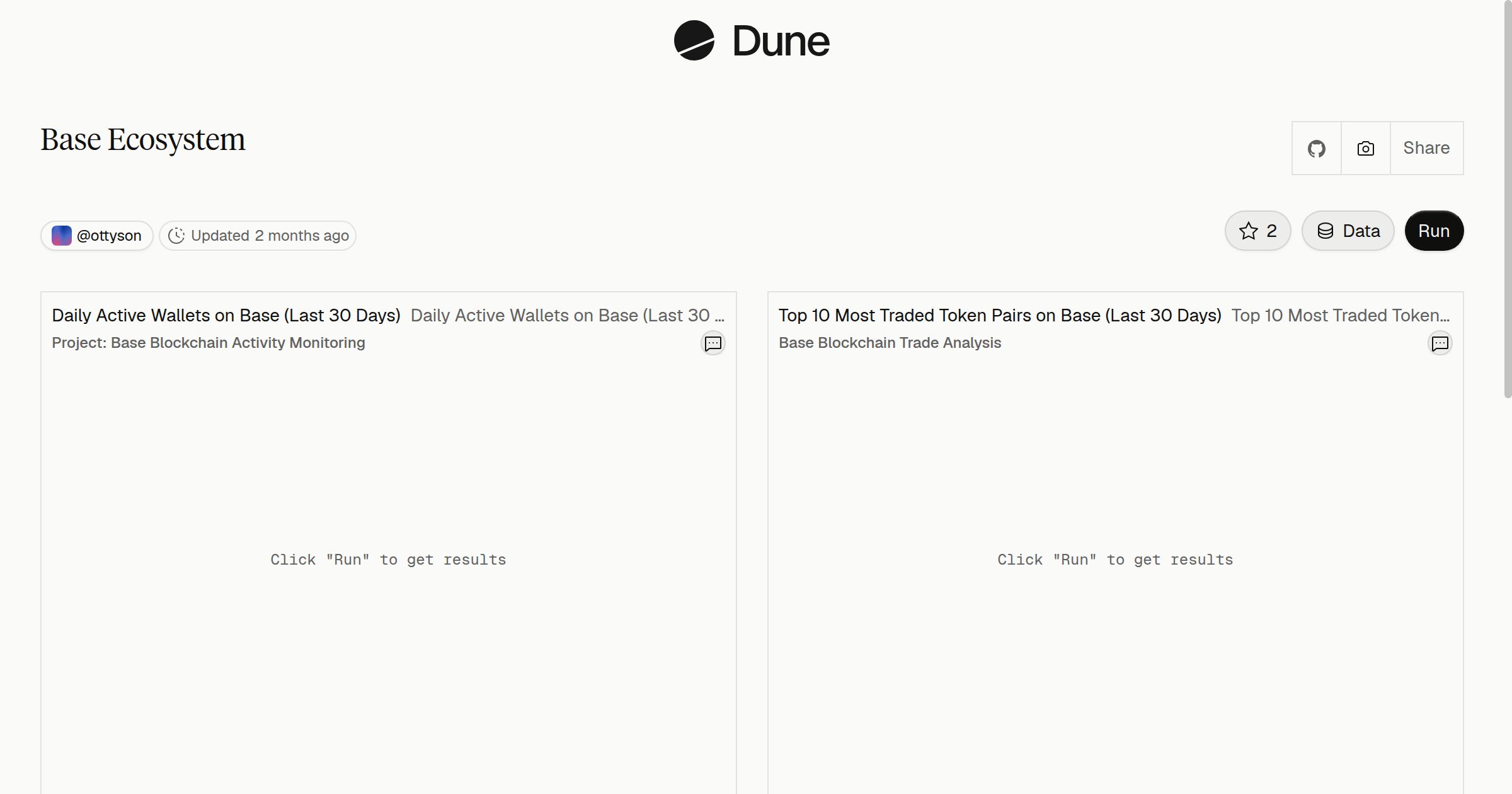 Base Ecosystem | Dune