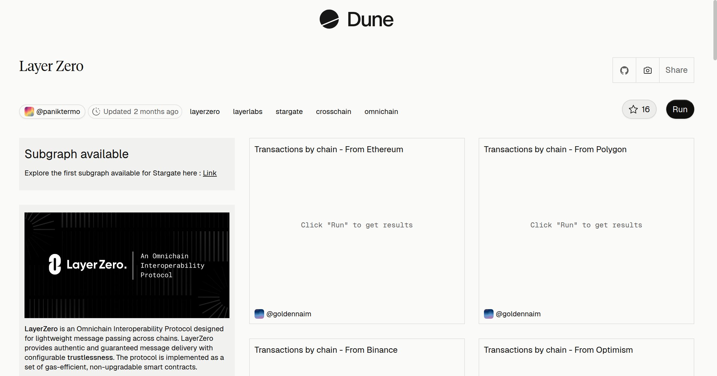 Layer Zero | Dune
