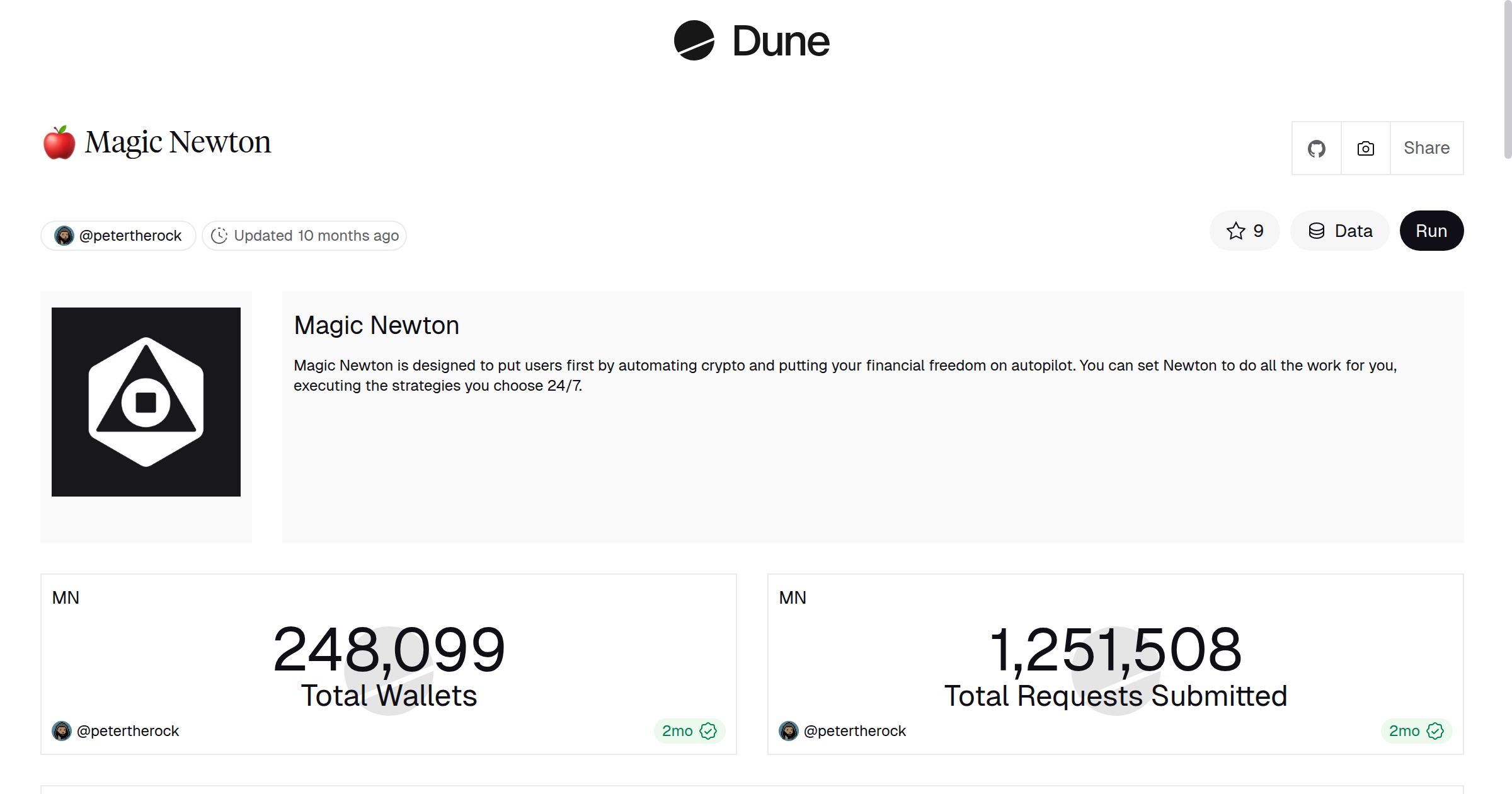 🍎 Magic Newton | Dune