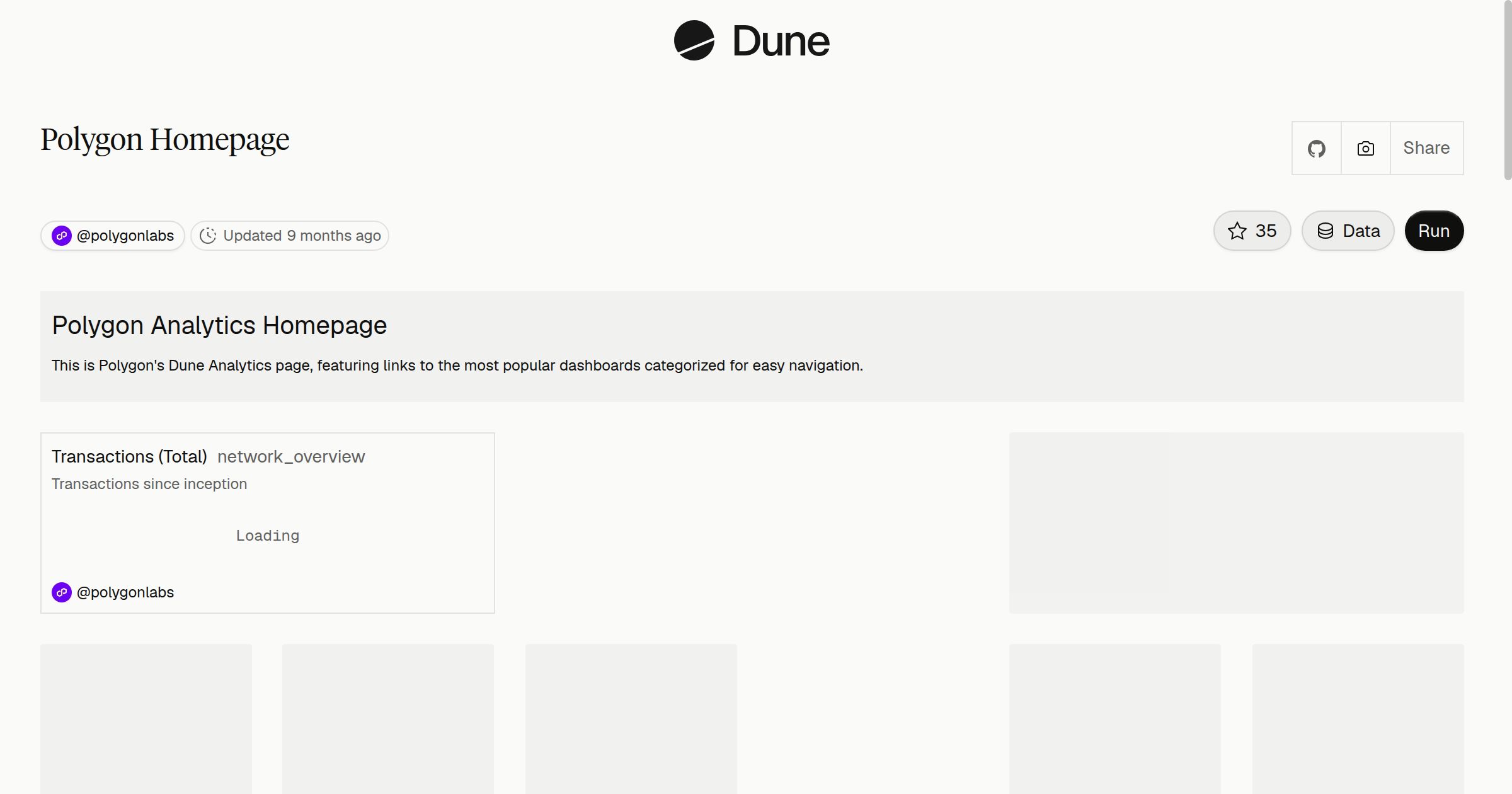 Polygon Homepage | Dune