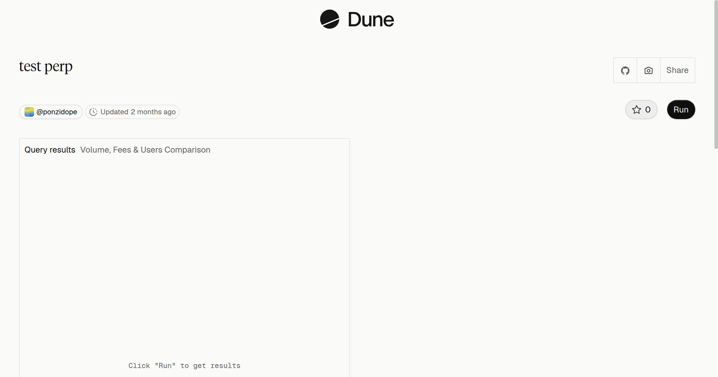 test perp | Dune
