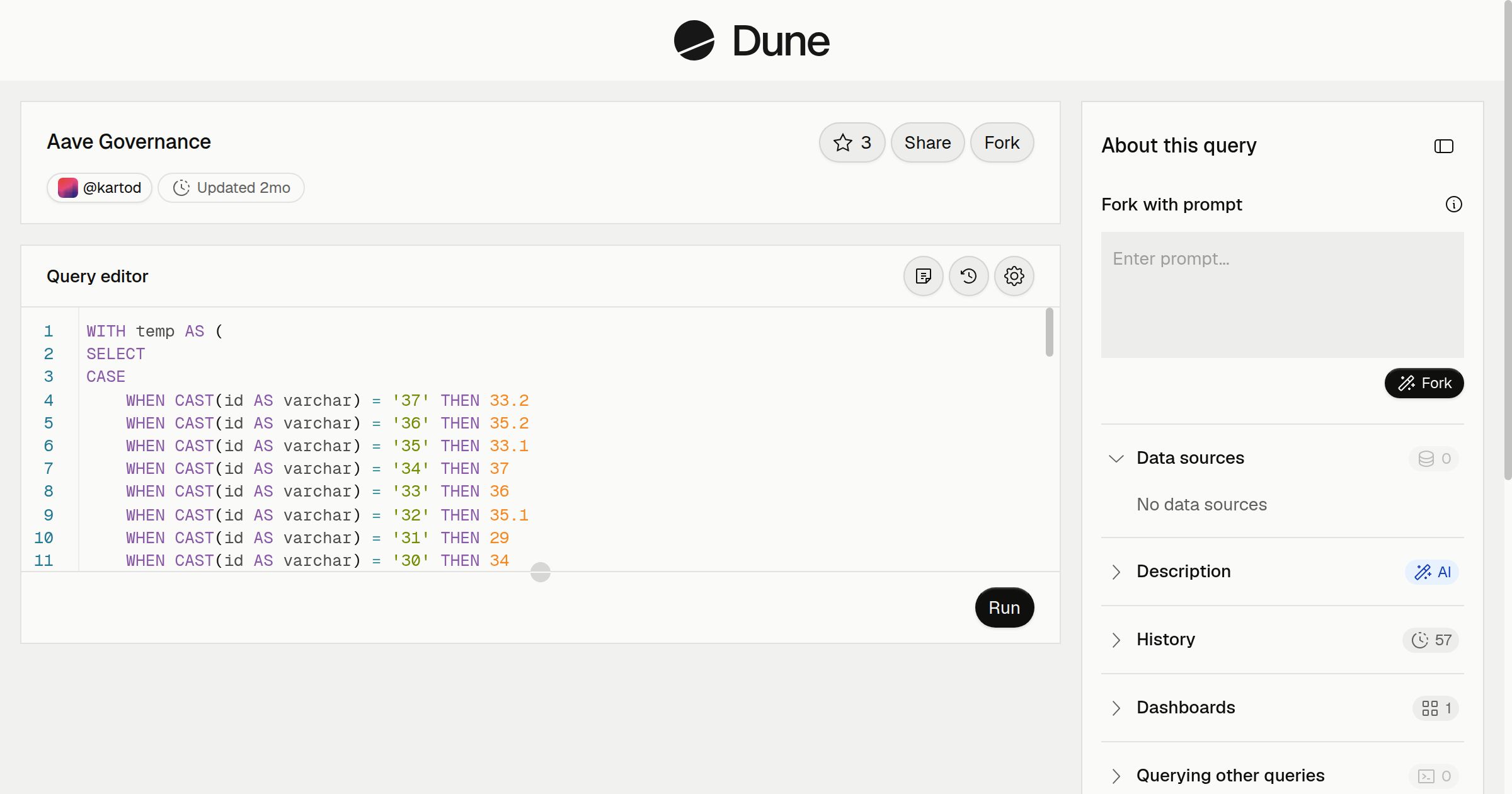 Aave Governance | Dune