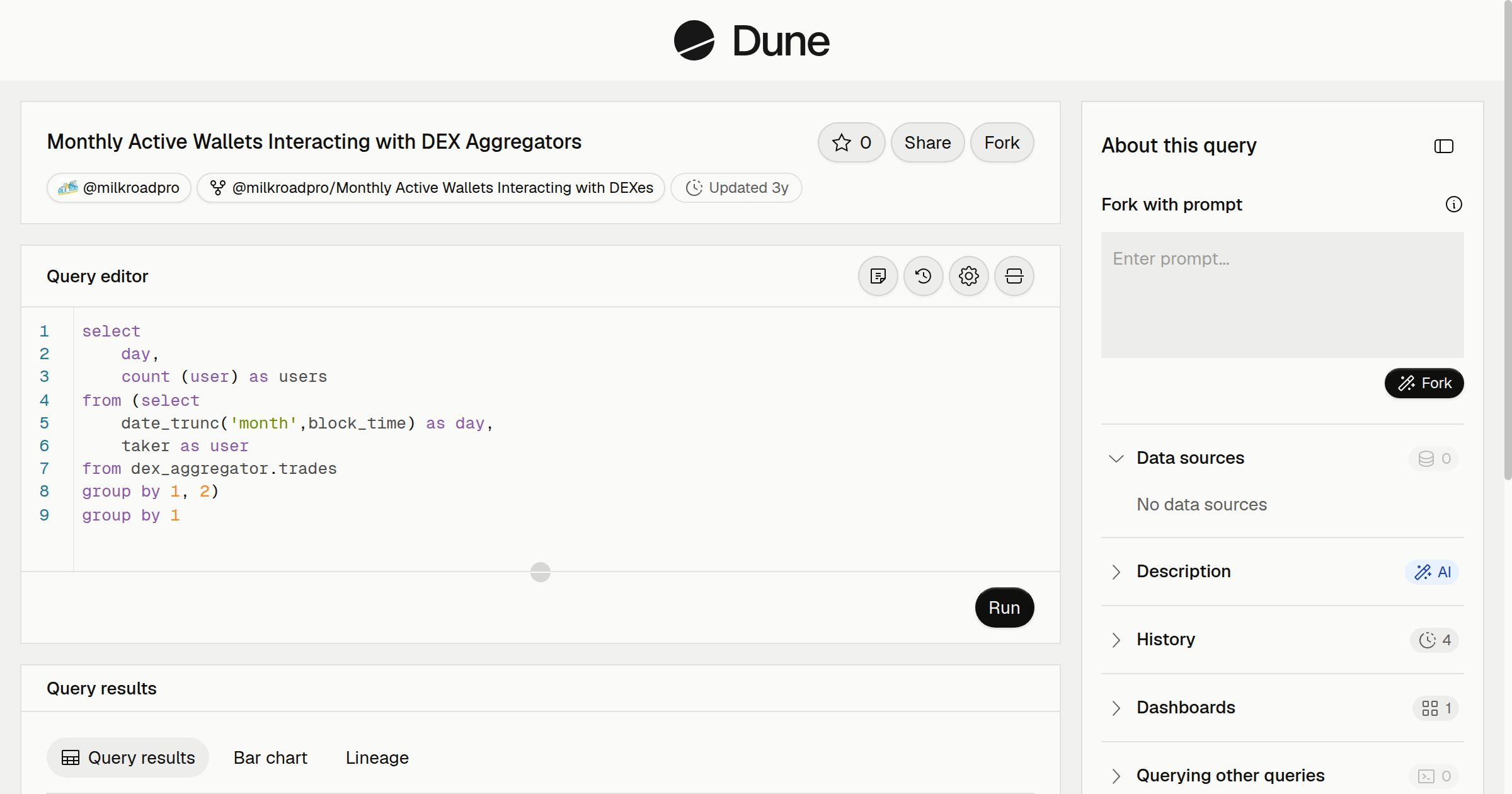 Monthly Active Wallets Interacting with DEX Aggregators | Dune